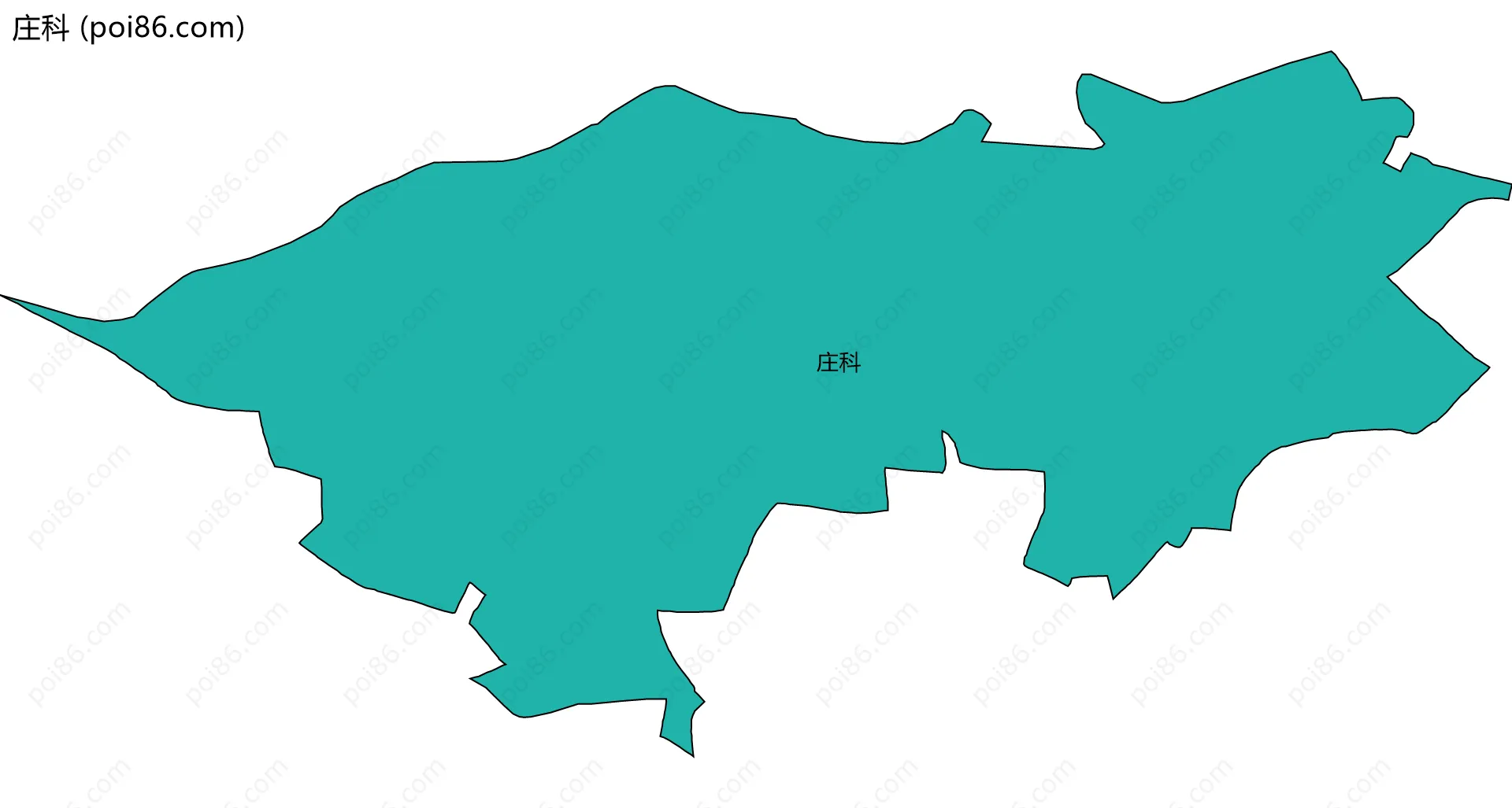 庄科边界地图