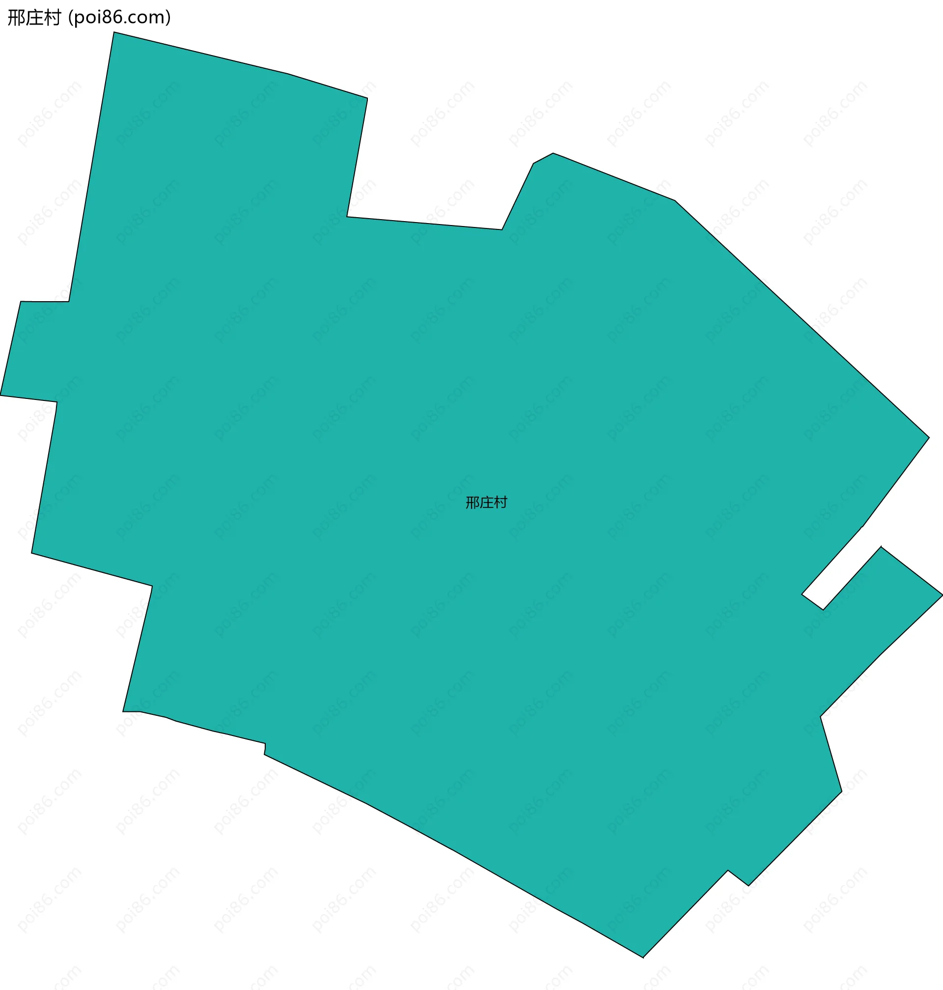 邢庄村边界地图