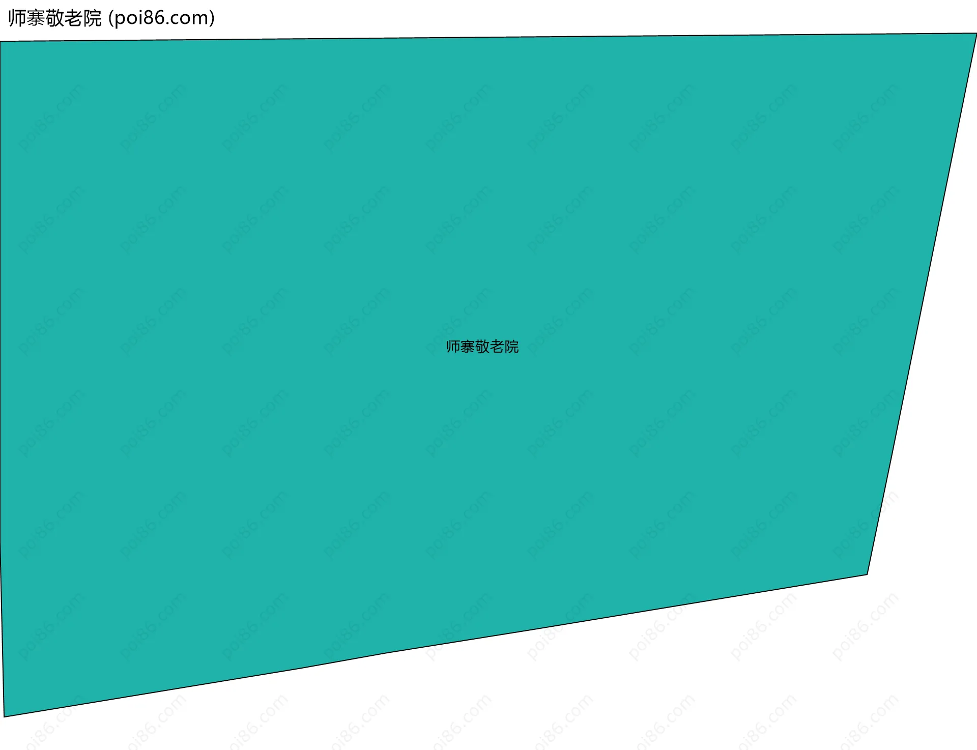 师寨敬老院边界地图