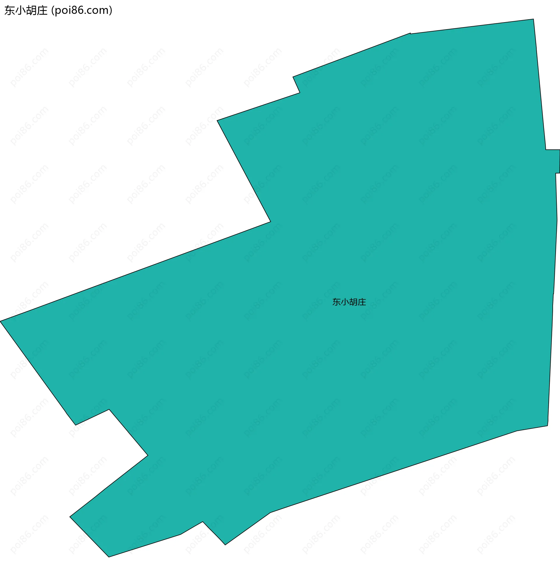 东小胡庄边界地图