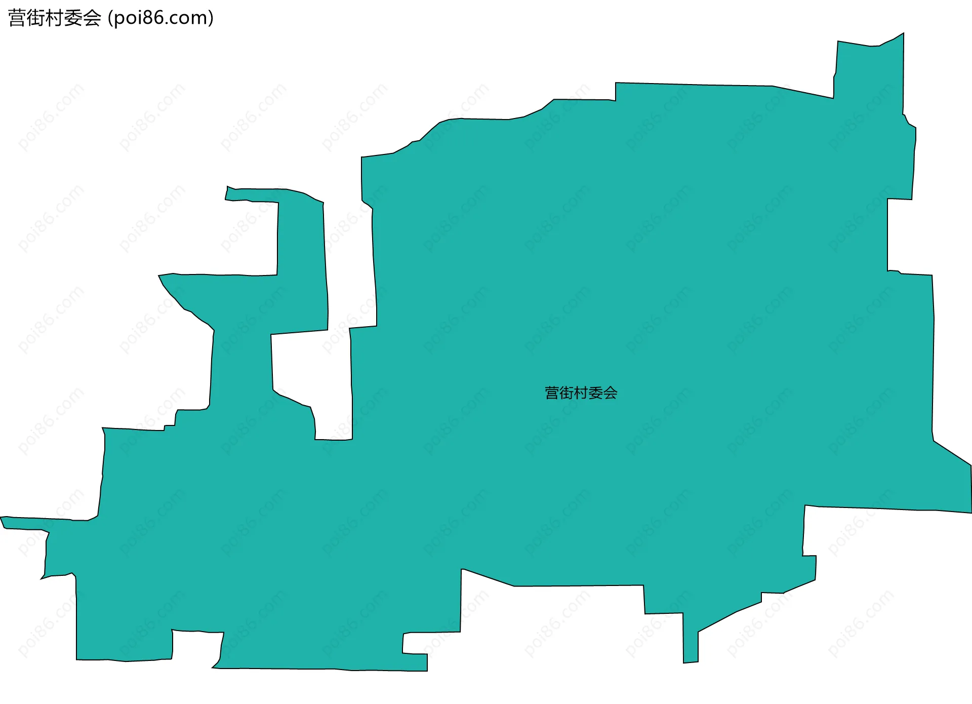 营街村委会边界地图