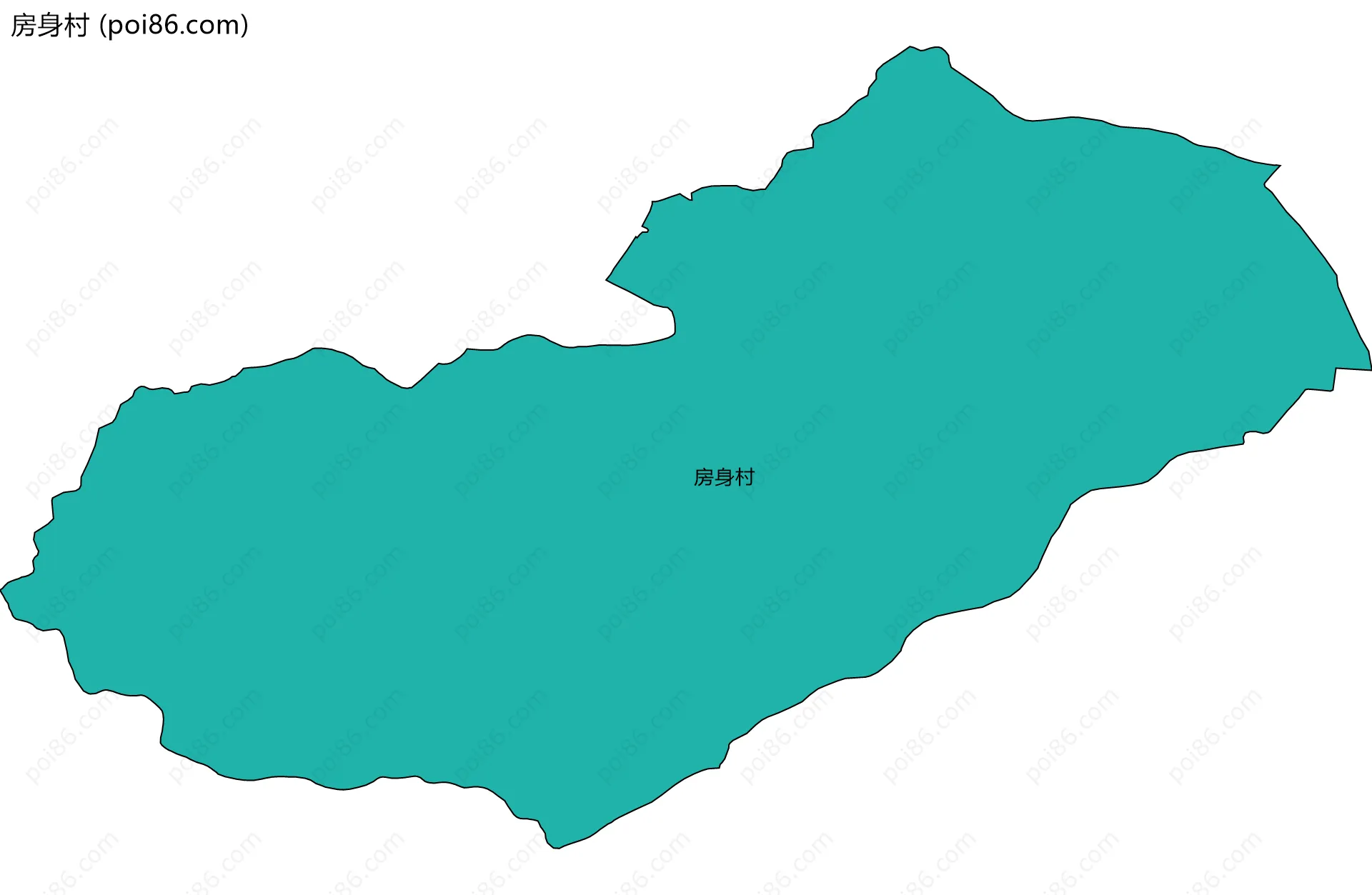 房身村边界地图