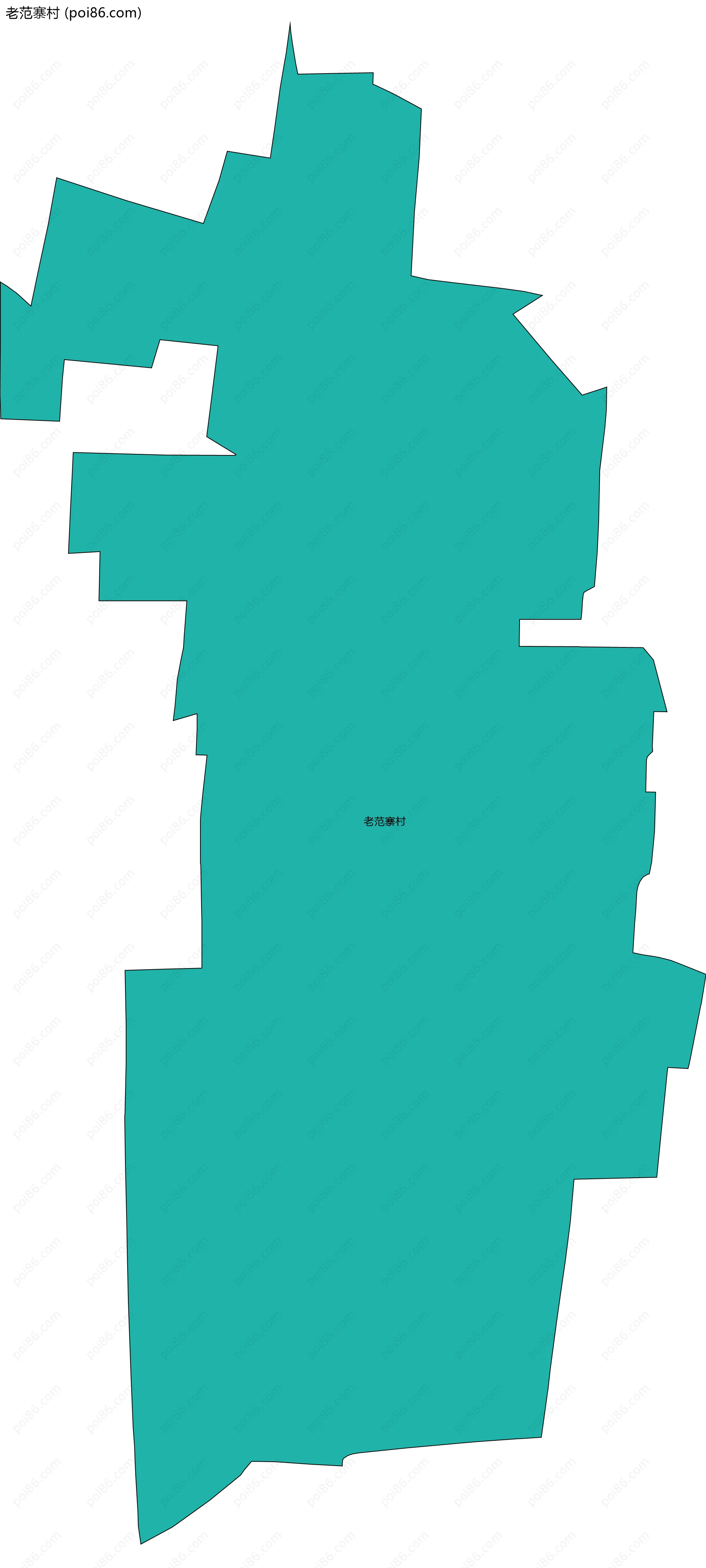 老范寨村边界地图