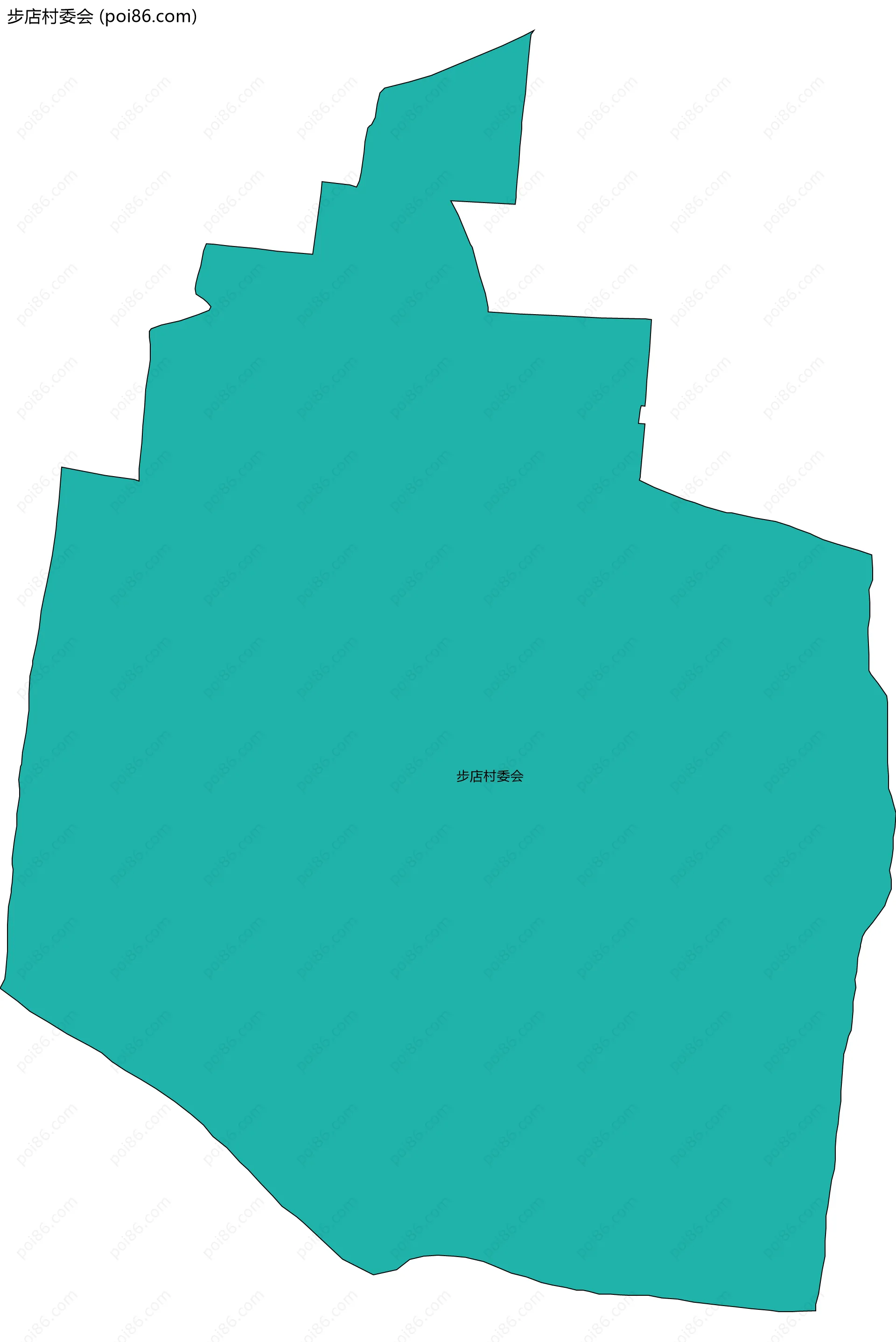 步店村委会边界地图