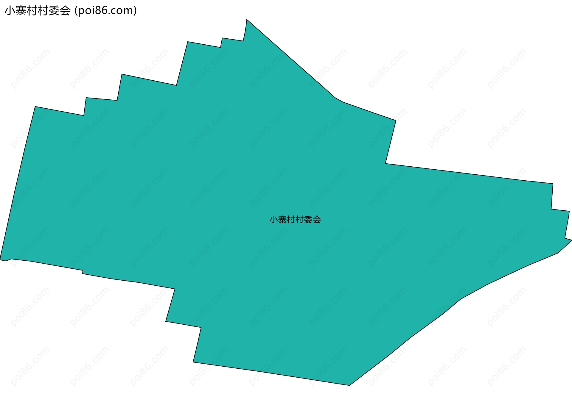 小寨村村委会边界地图