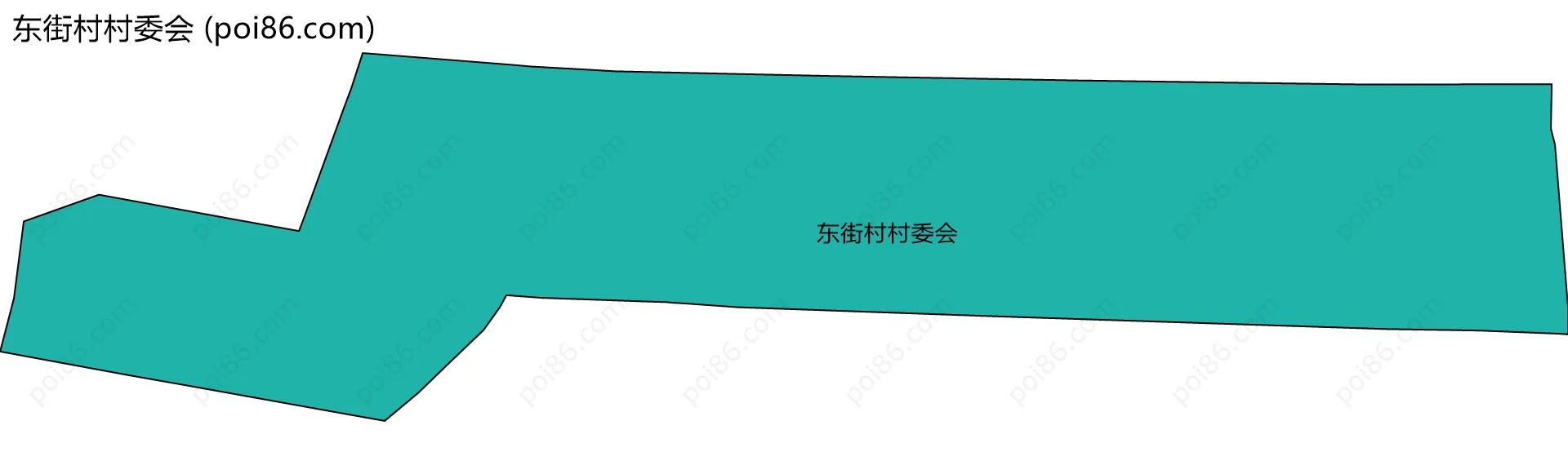 东街村村委会边界地图