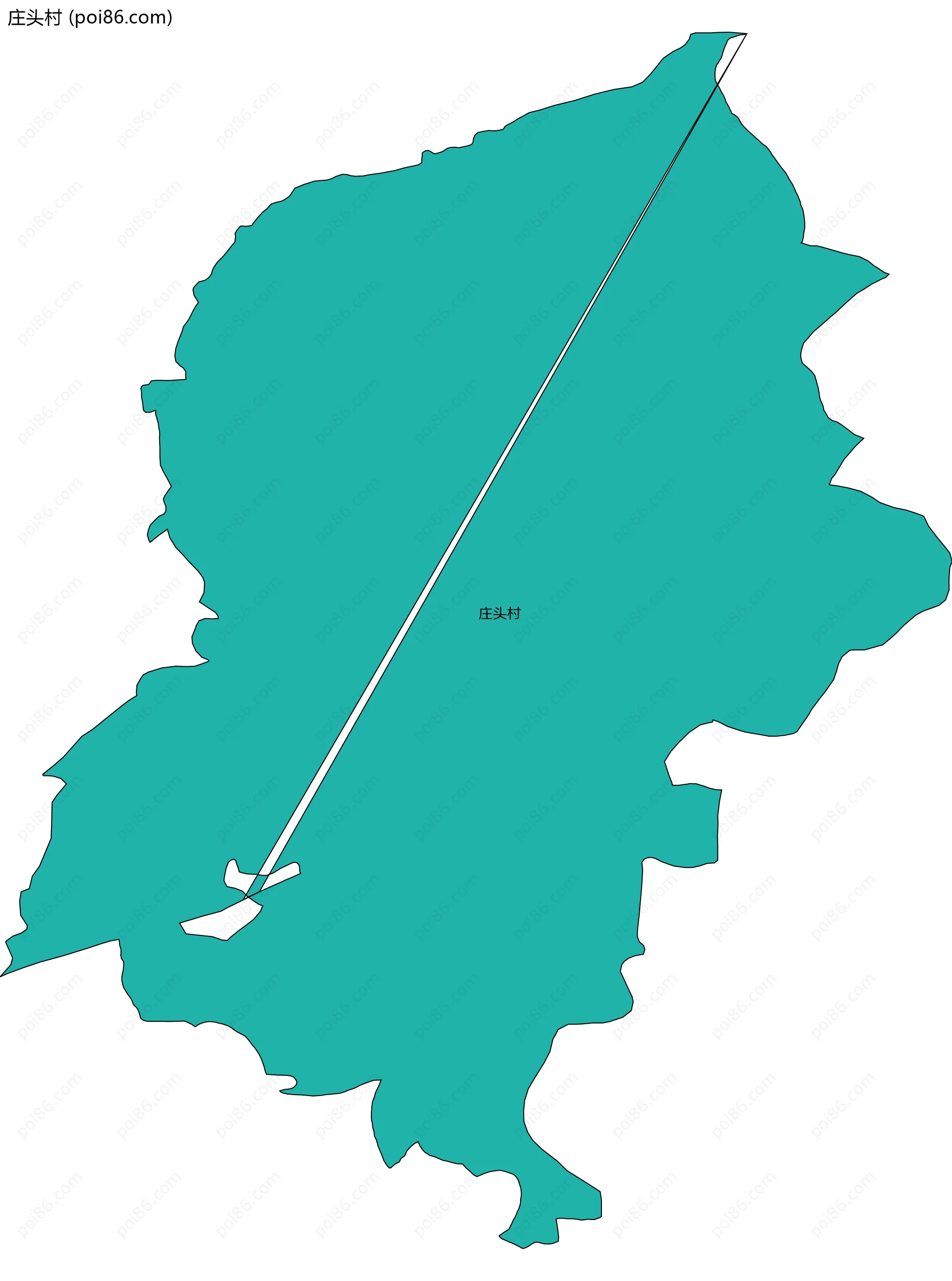 庄头村边界地图