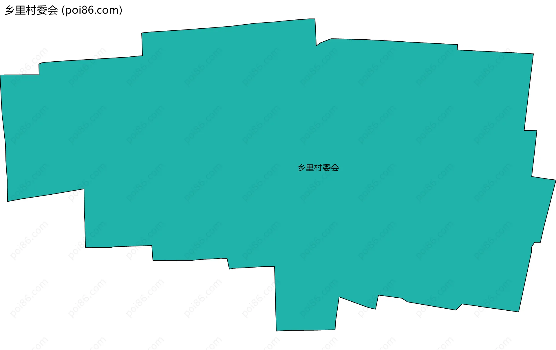 乡里村委会边界地图
