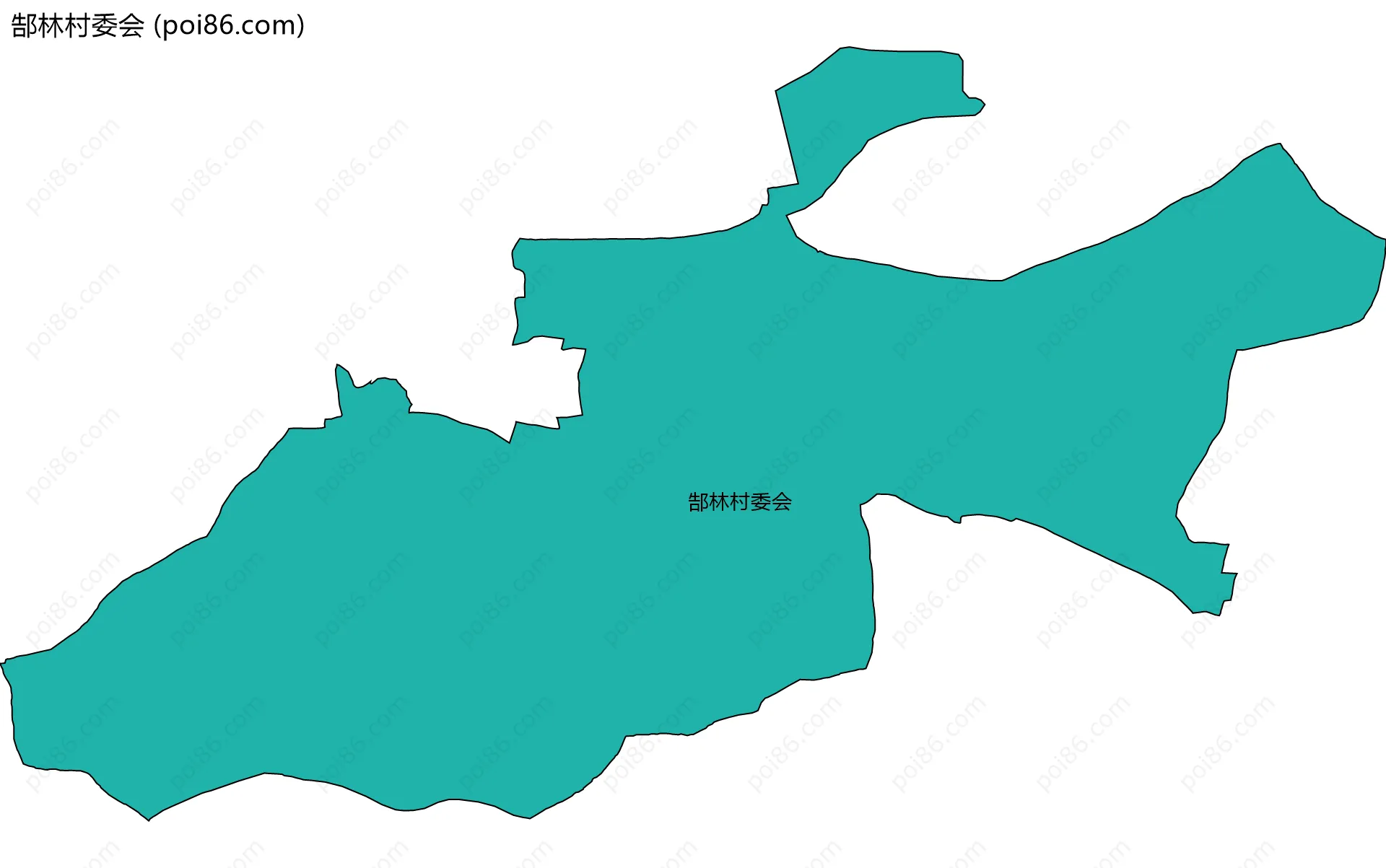 郜林村委会边界地图