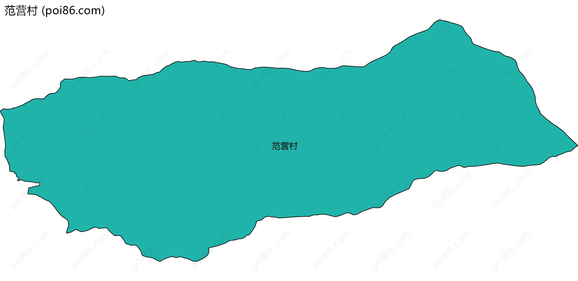 范营村边界地图