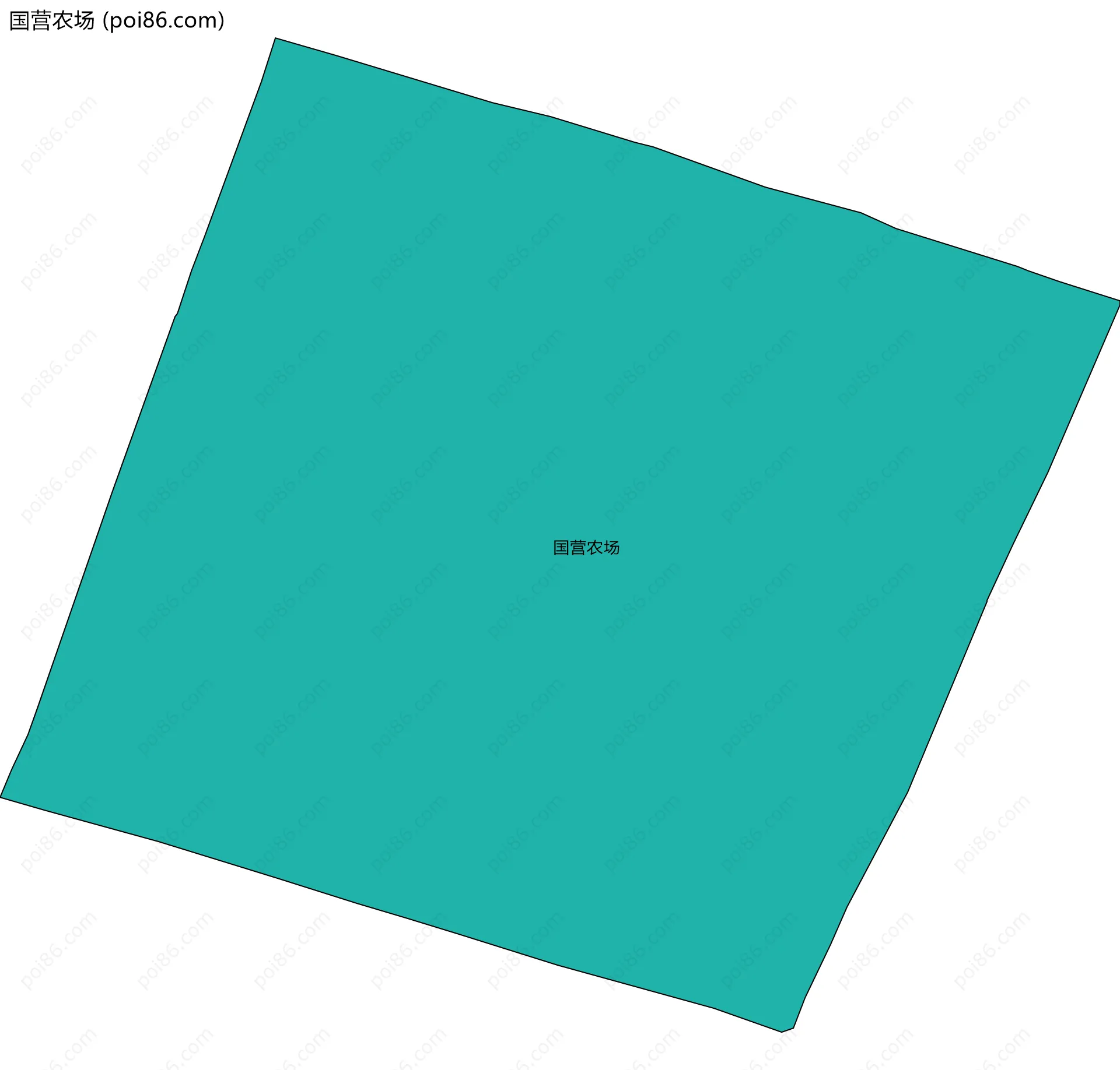 国营农场边界地图