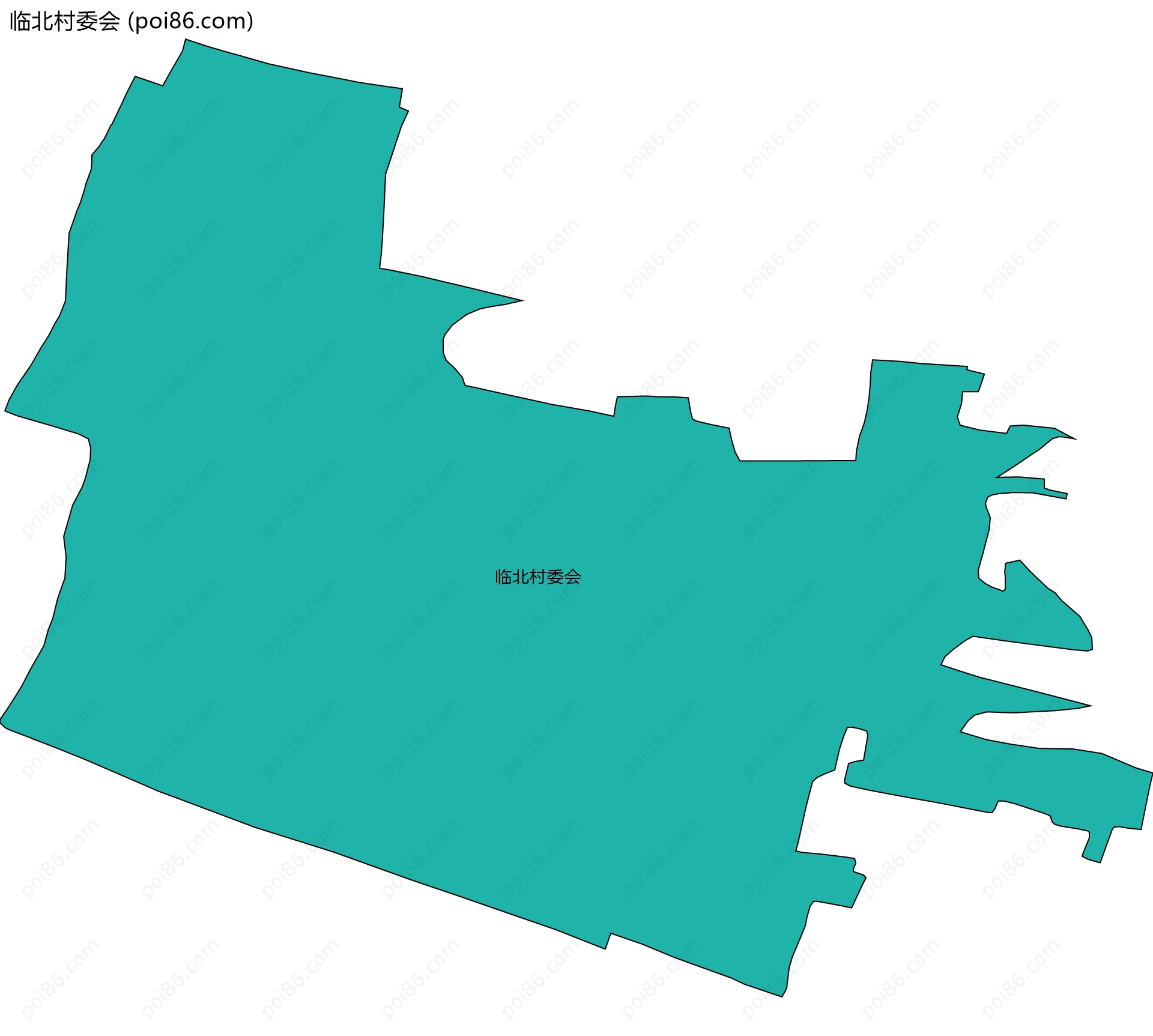临北村委会边界地图