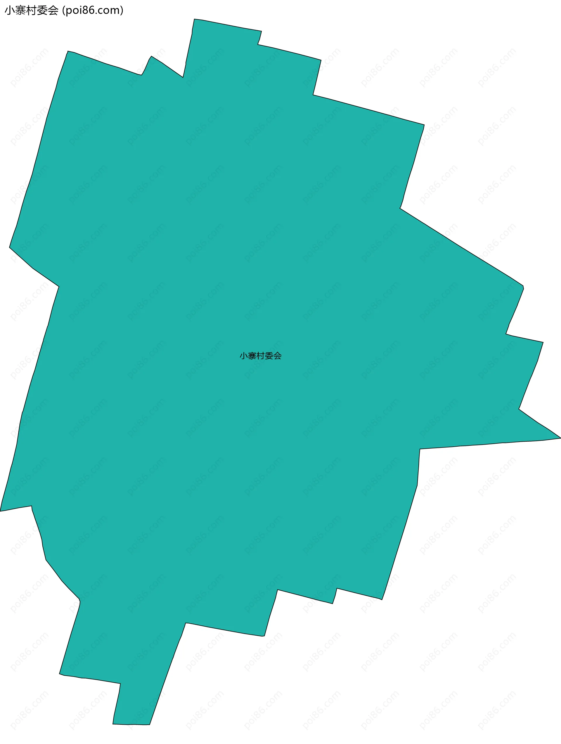 小寨村委会边界地图