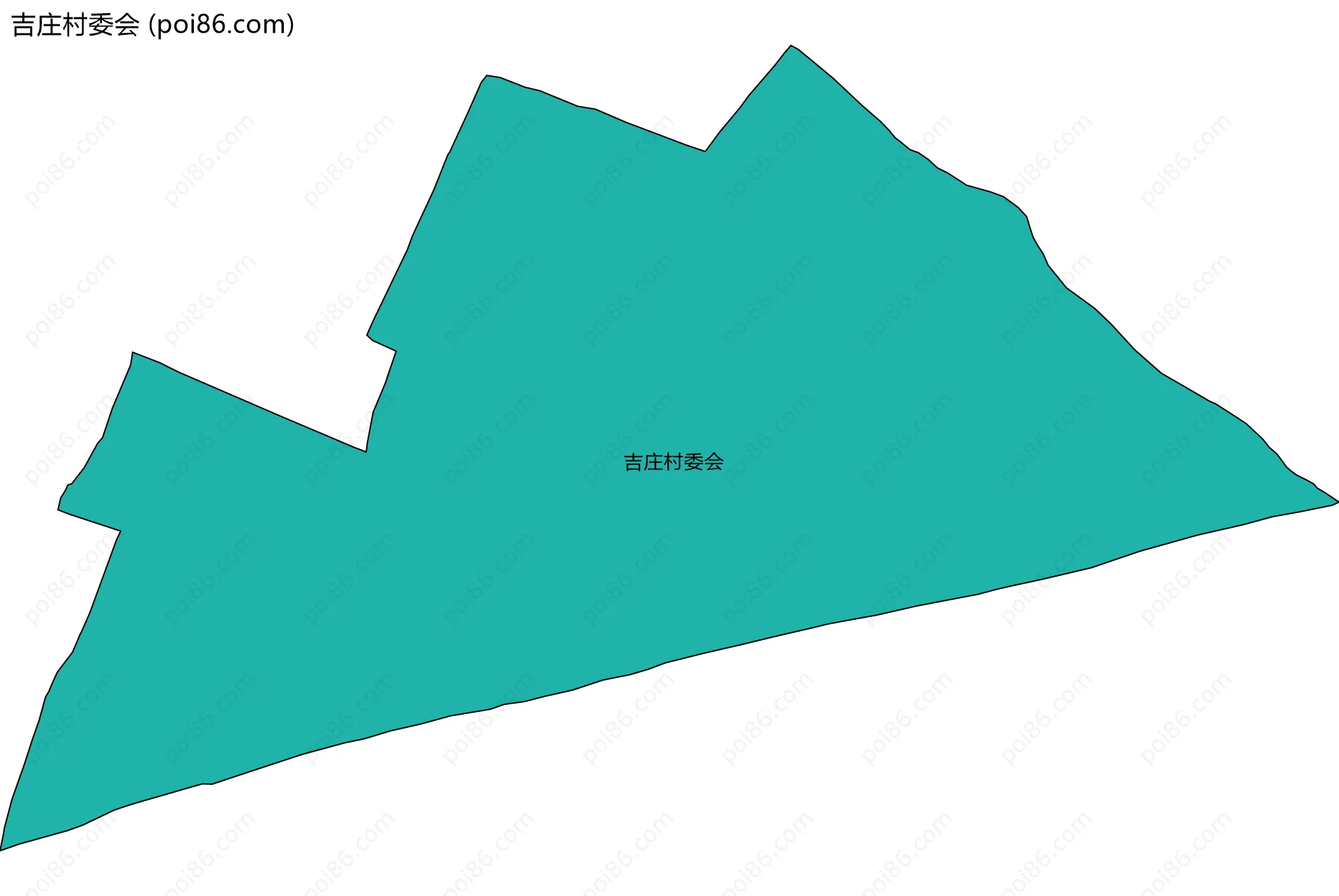 吉庄村委会边界地图