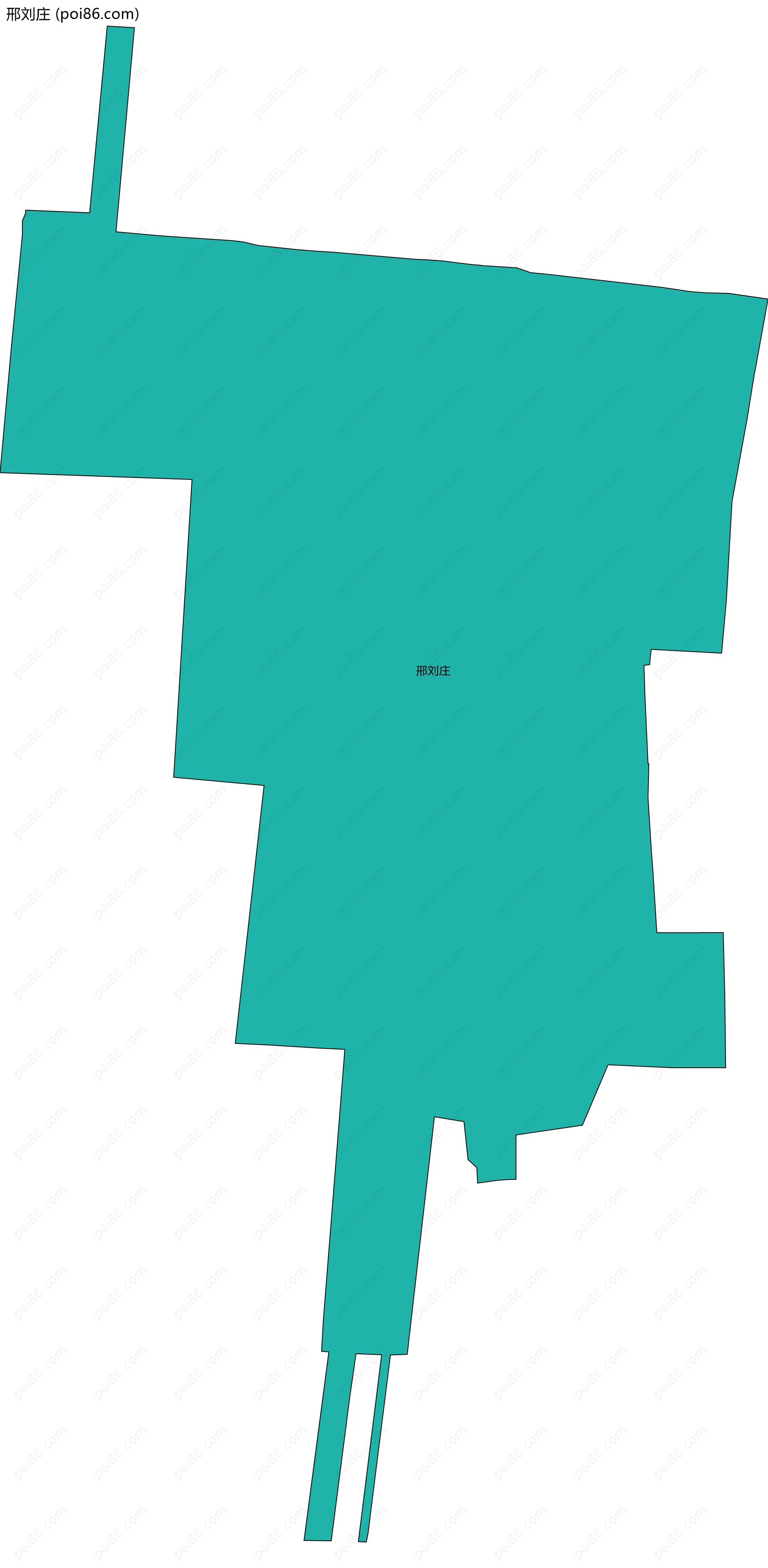 邢刘庄边界地图