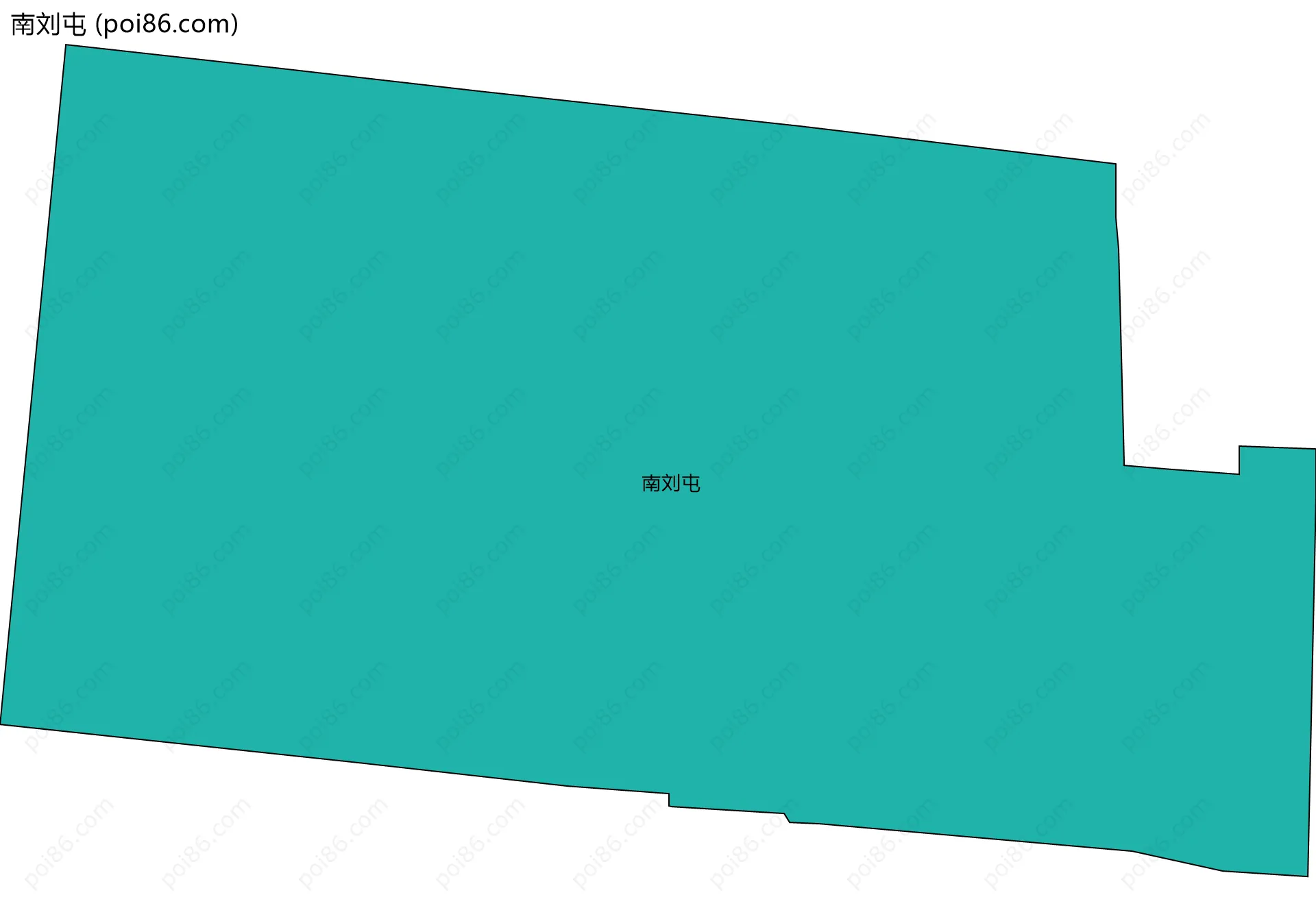 南刘屯边界地图