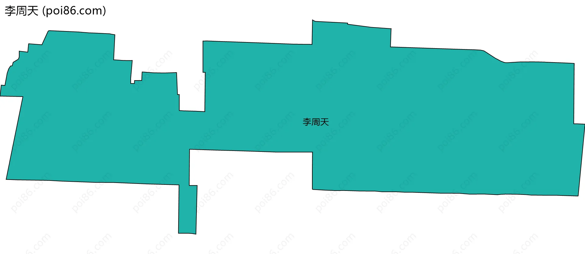 李周天边界地图