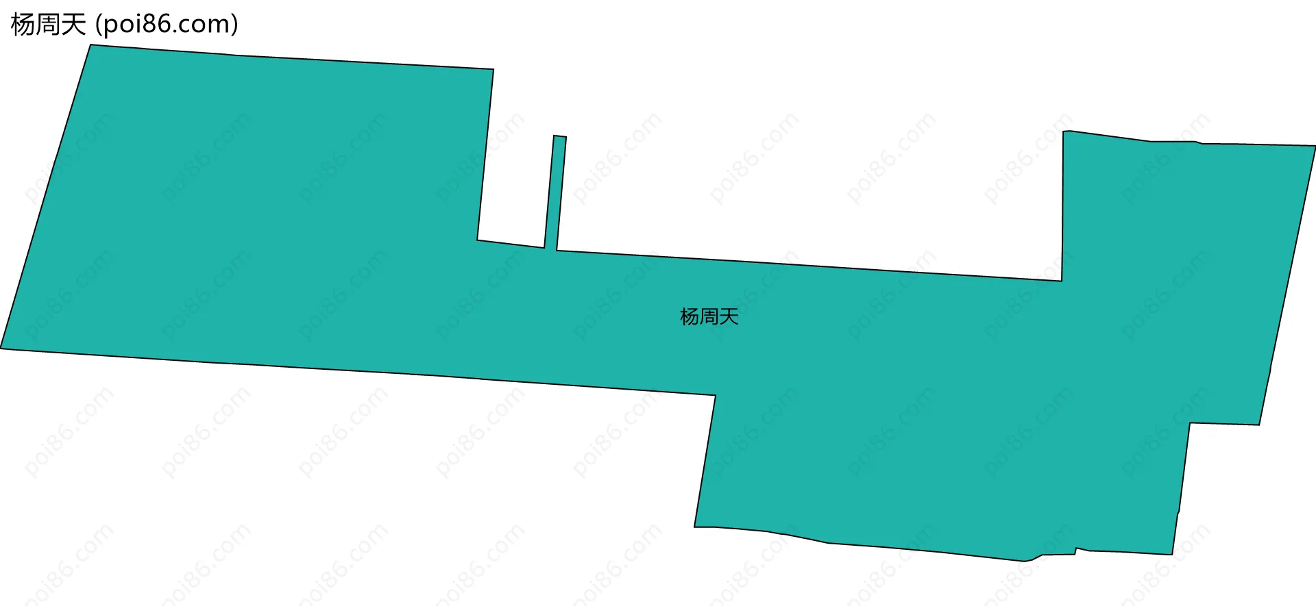 杨周天边界地图