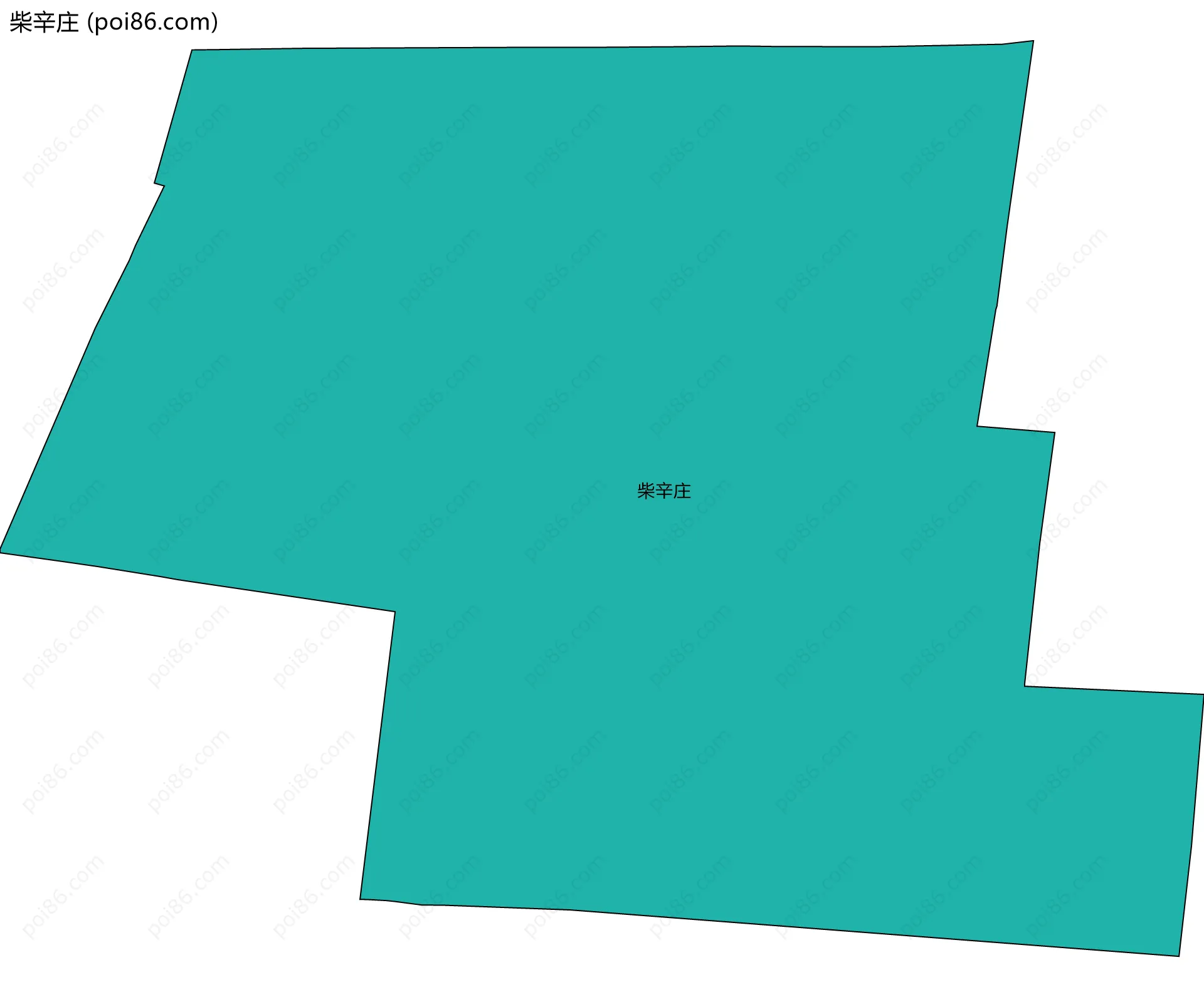 柴辛庄边界地图