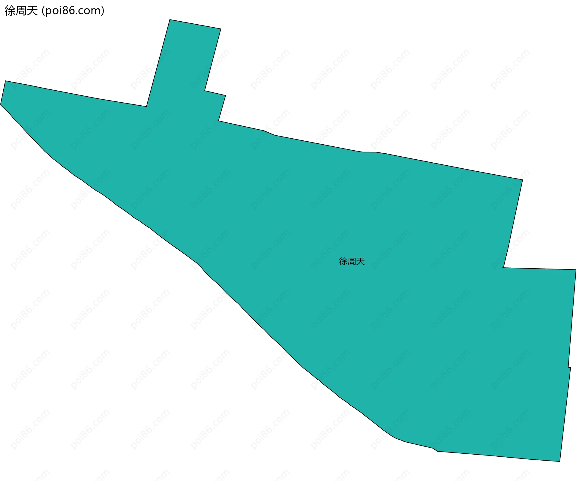 徐周天边界地图