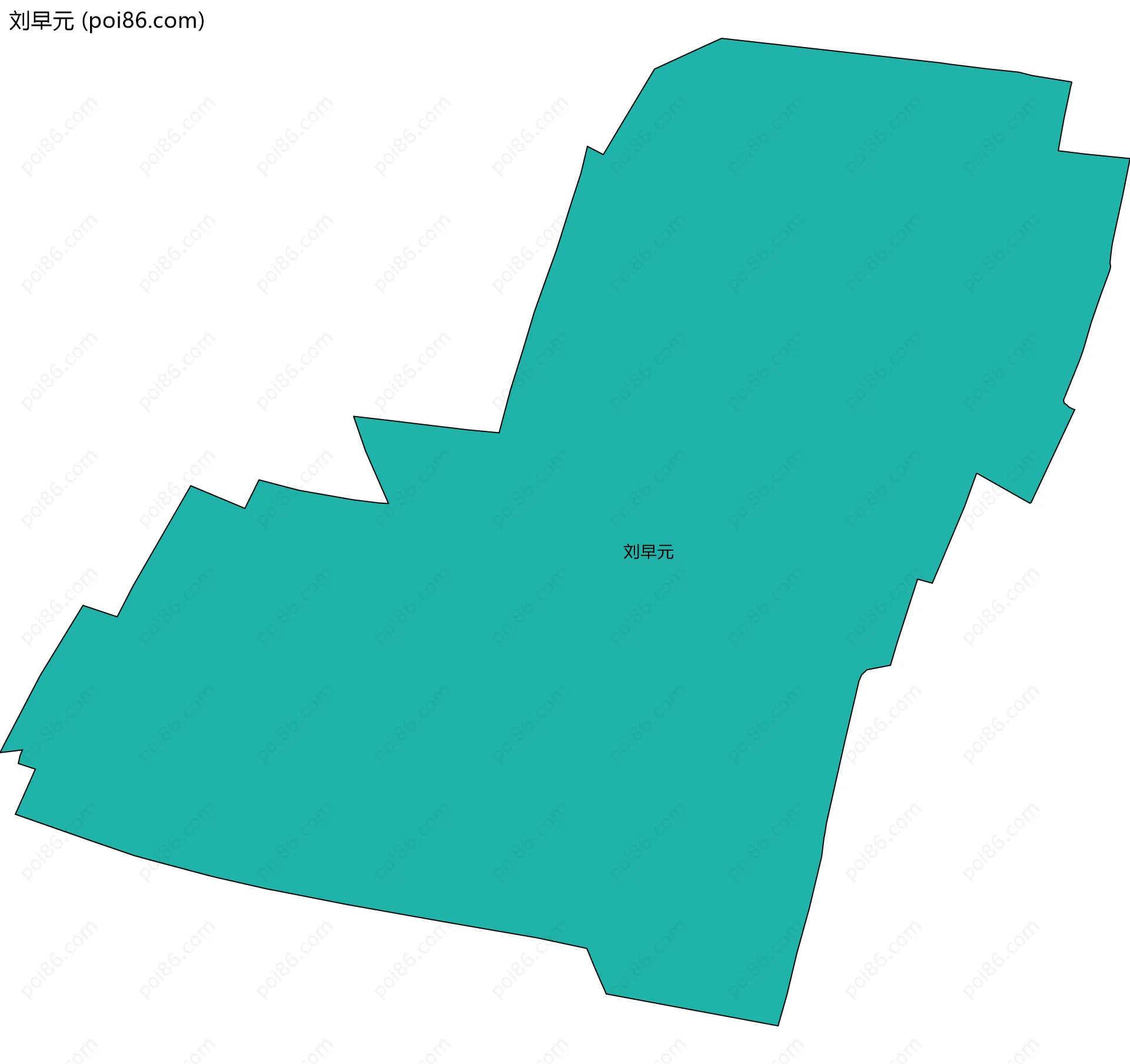 刘早元边界地图