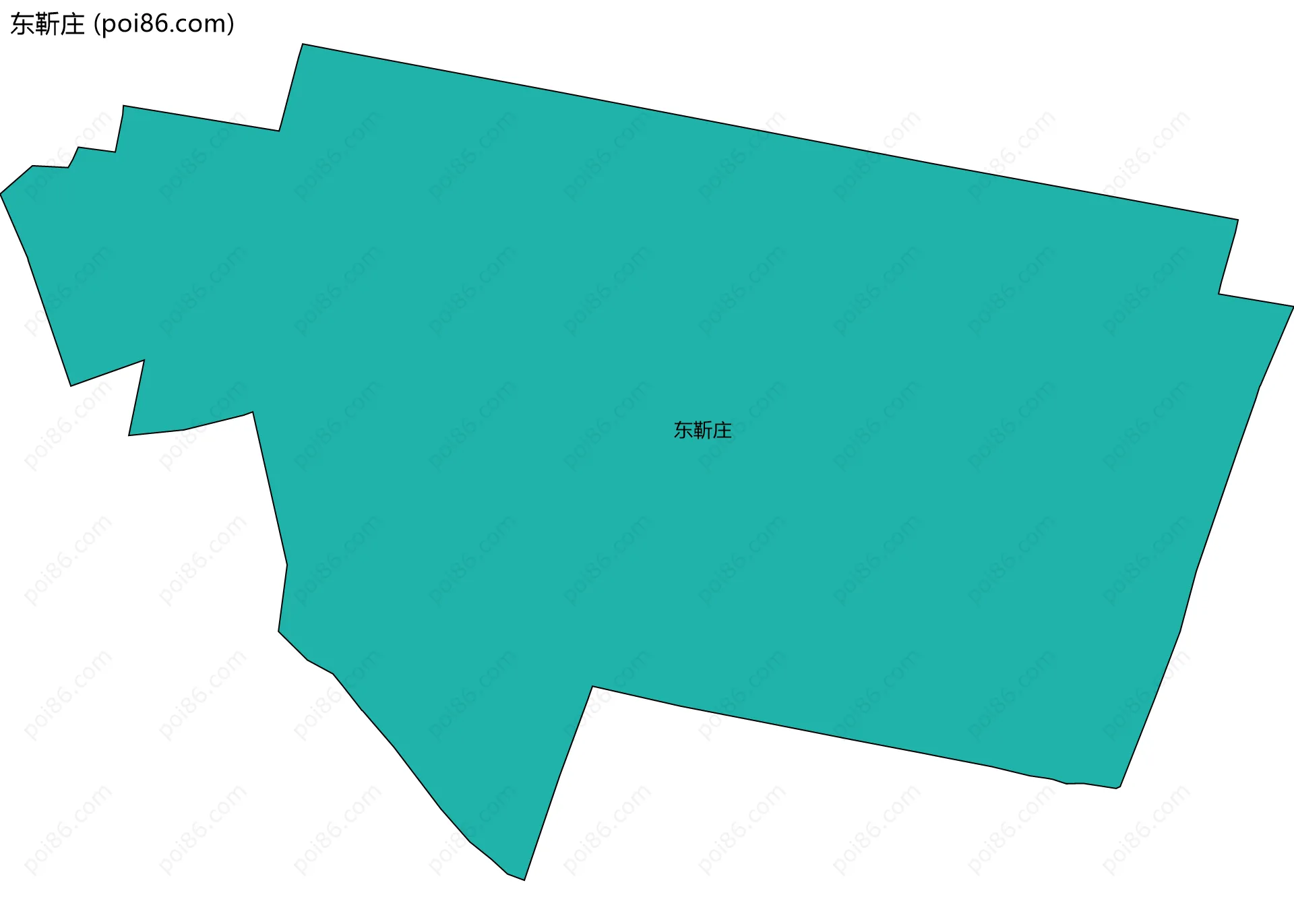 东靳庄边界地图