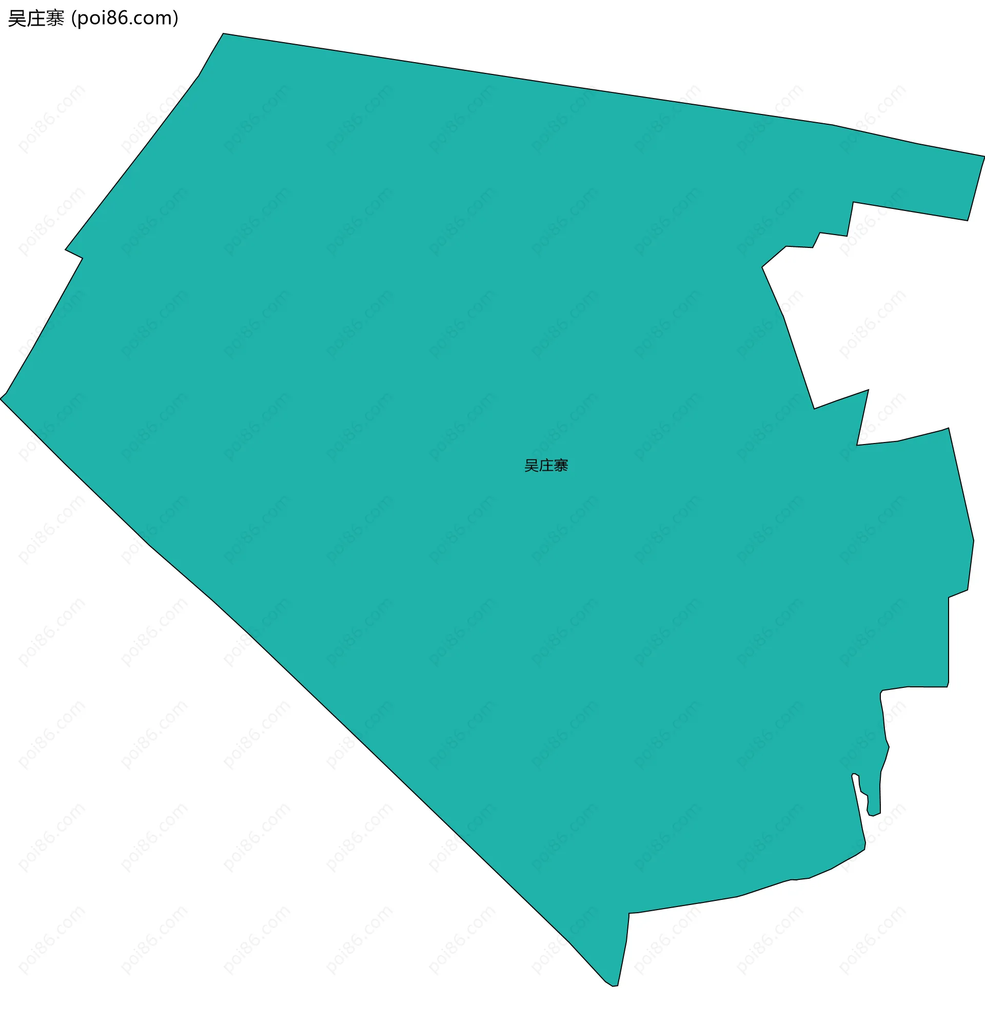 吴庄寨边界地图