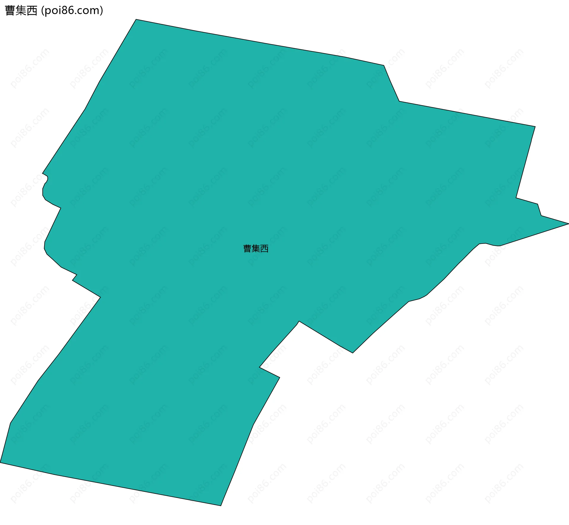 曹集西边界地图