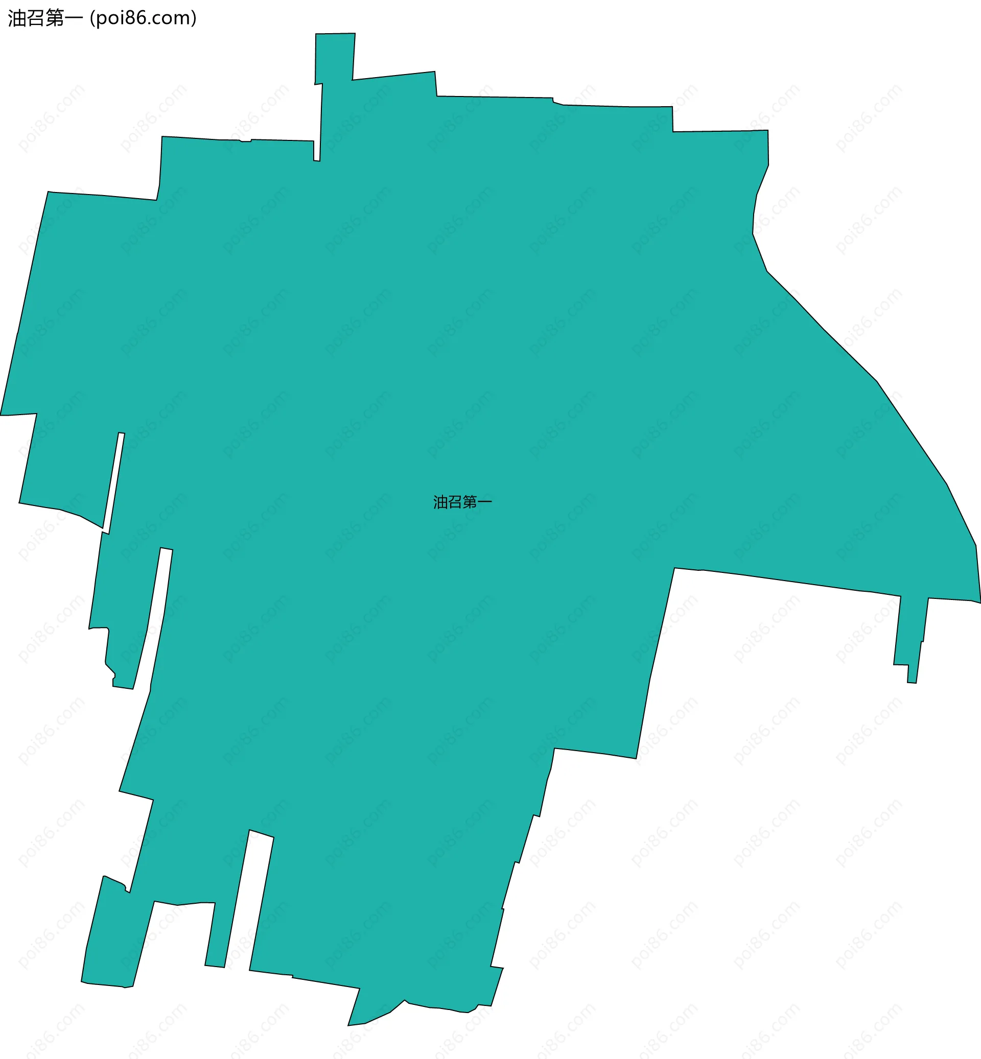 油召第一边界地图