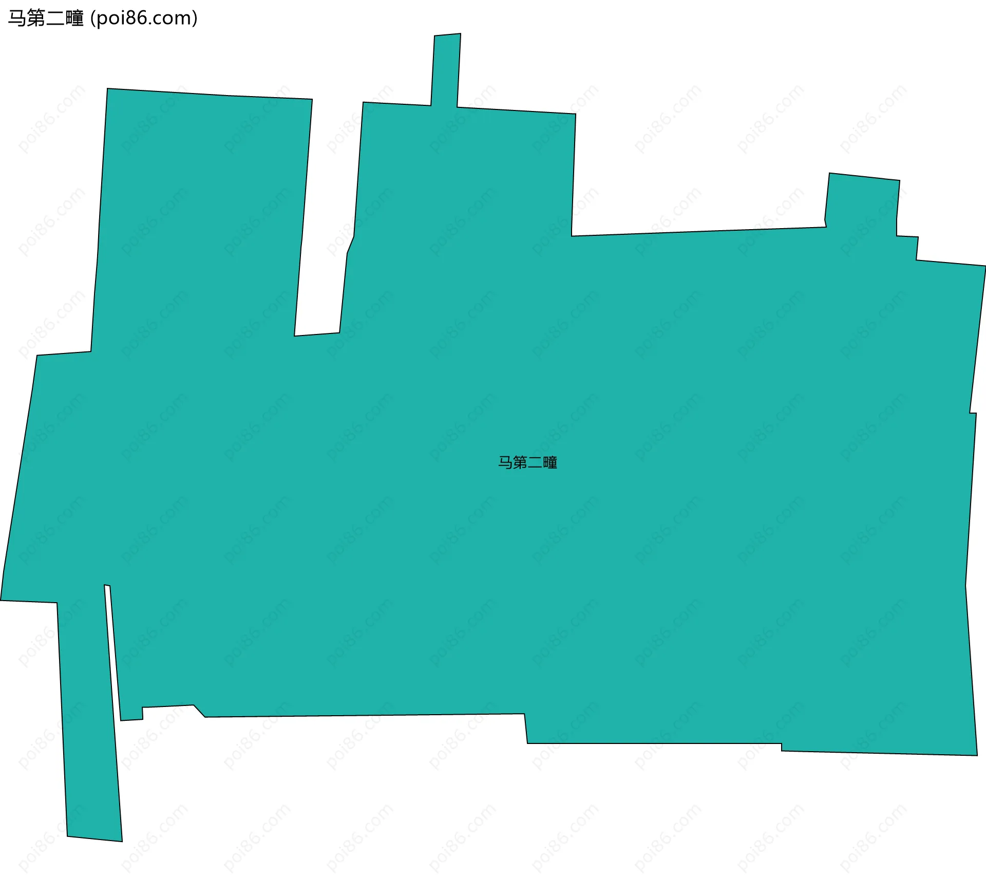 马第二疃边界地图