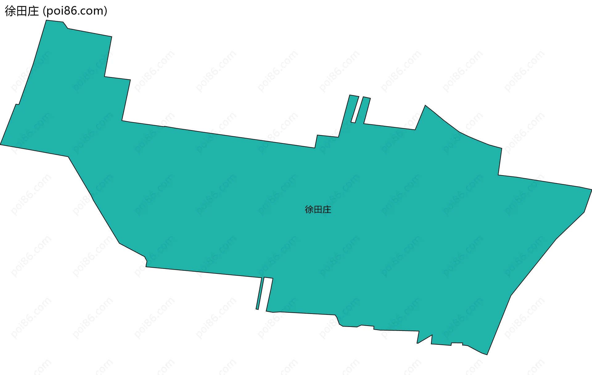 徐田庄边界地图
