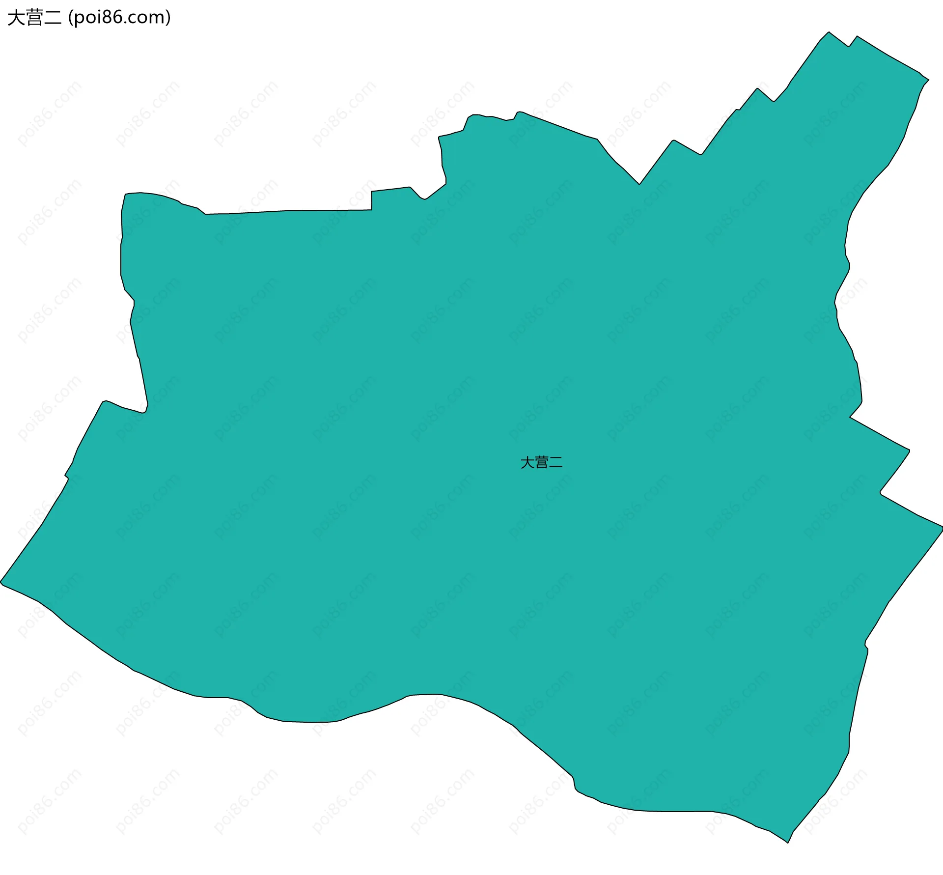 大营二边界地图