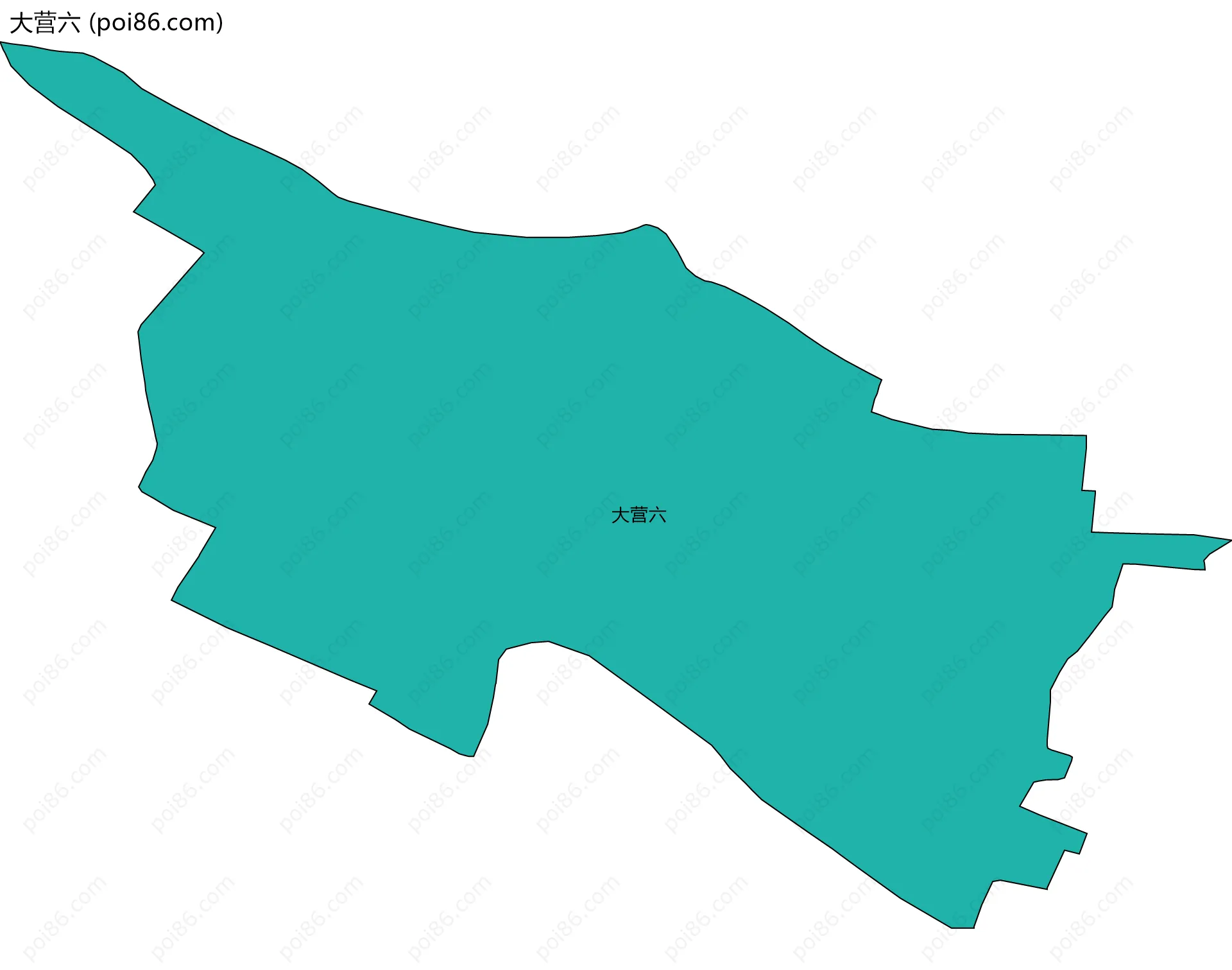 大营六边界地图