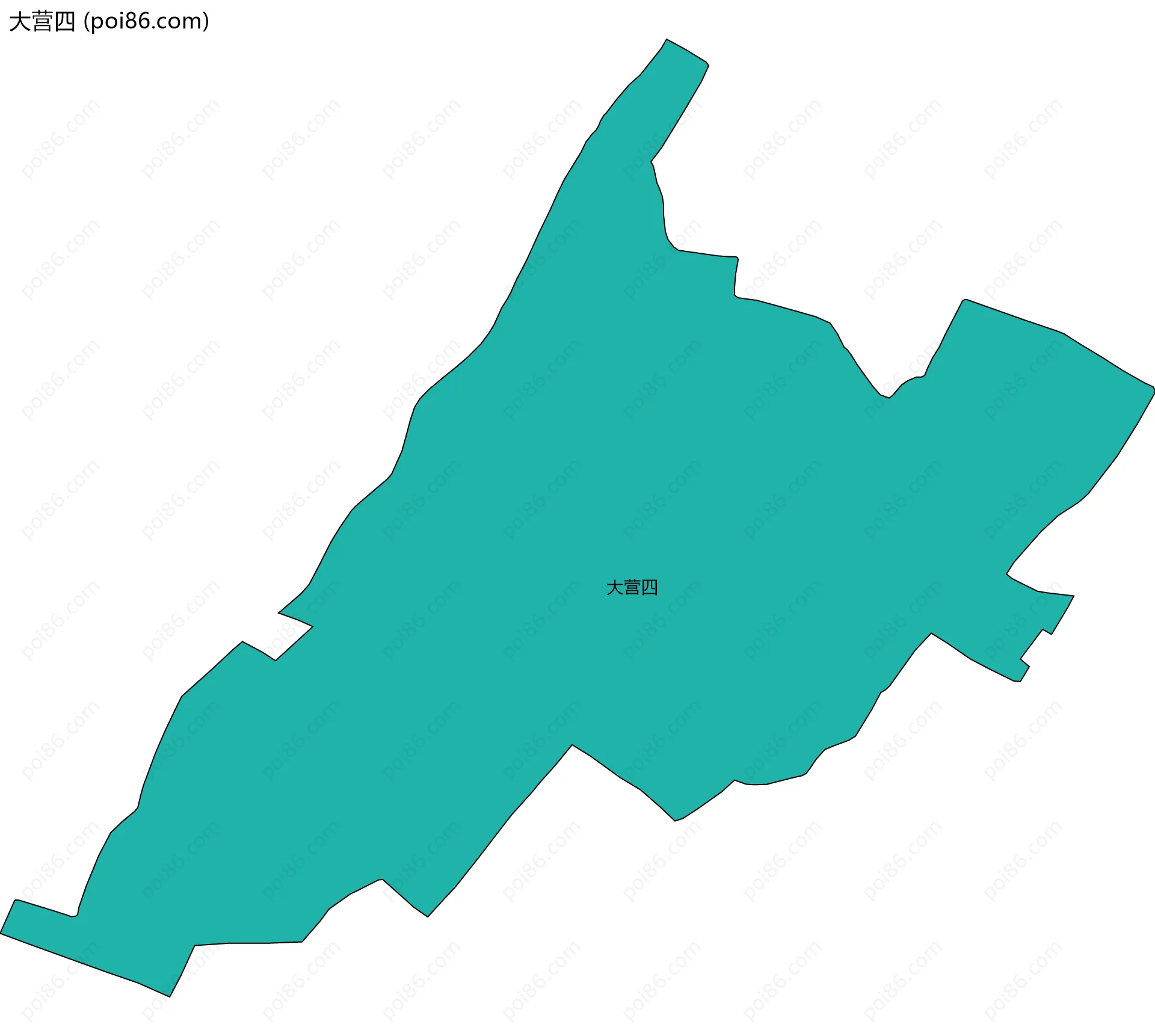 大营四边界地图