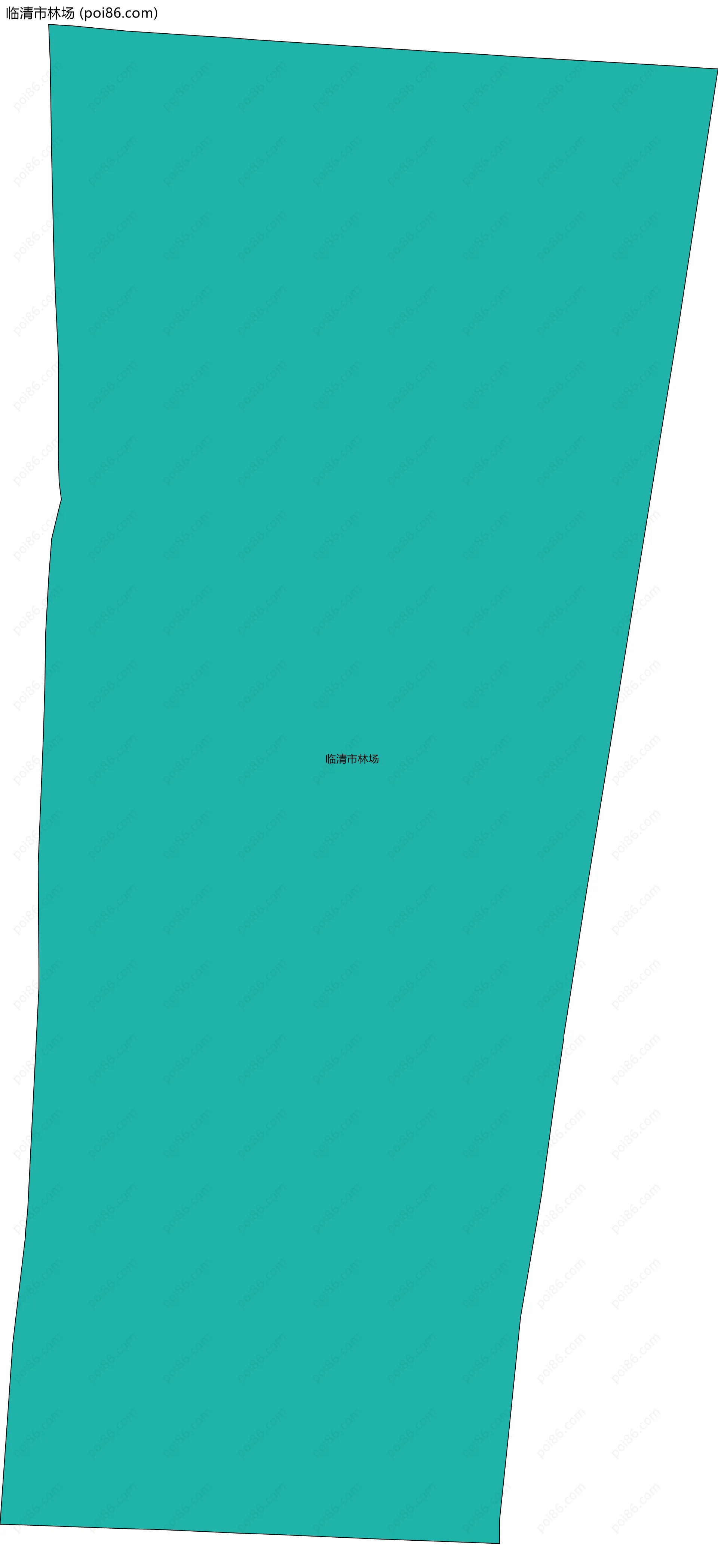 临清市林场边界地图