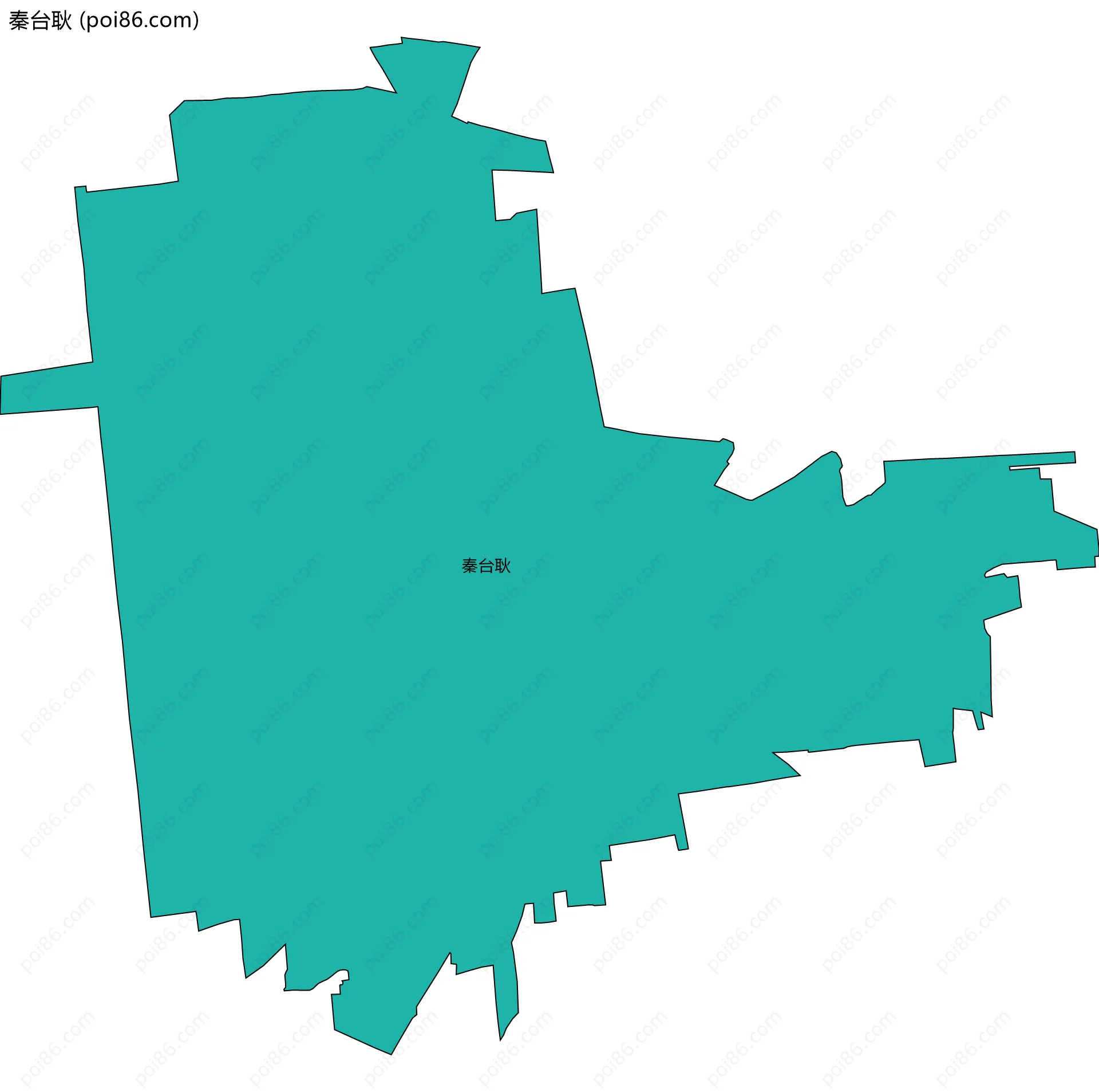 秦台耿边界地图