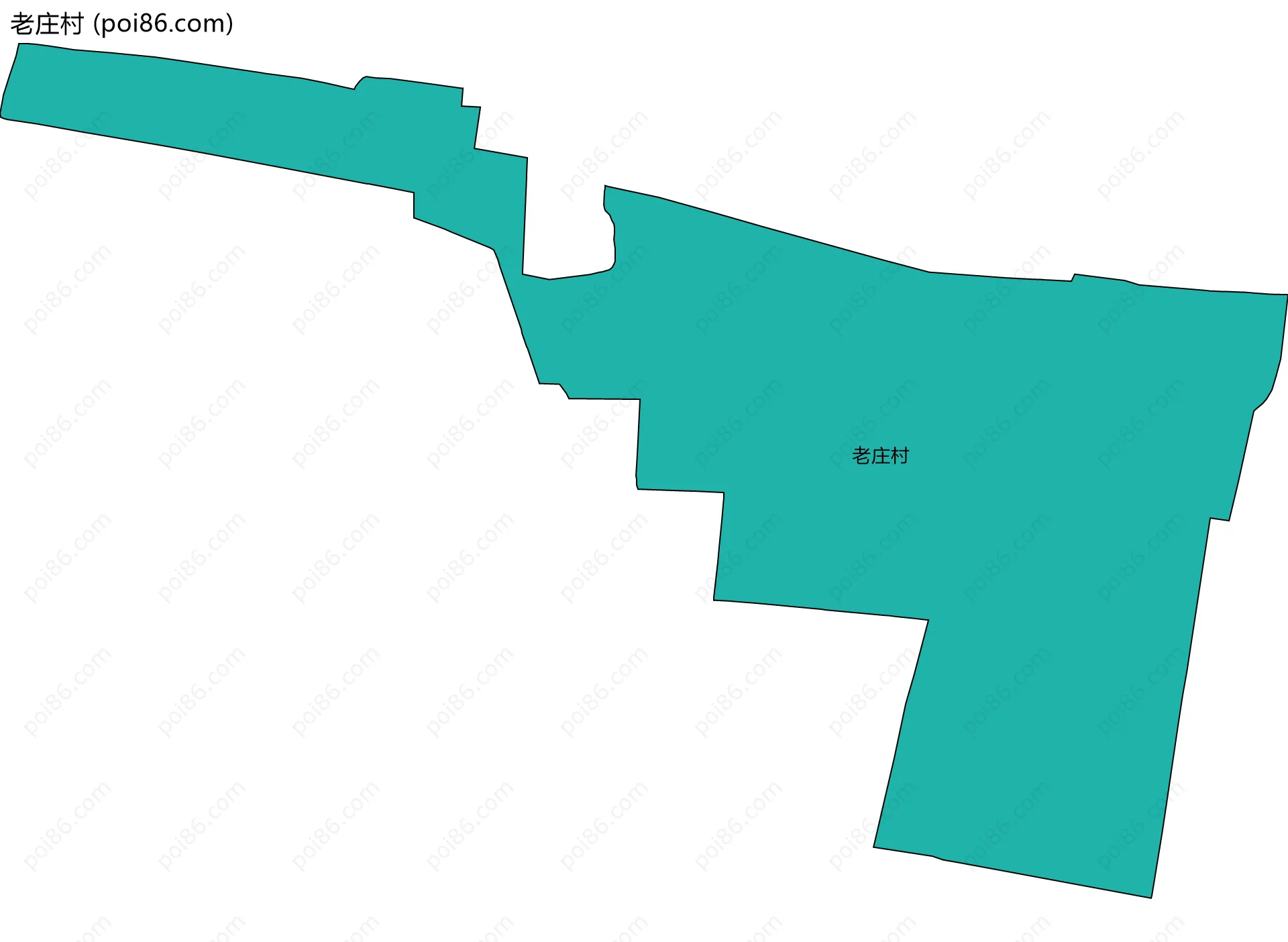 老庄村边界地图