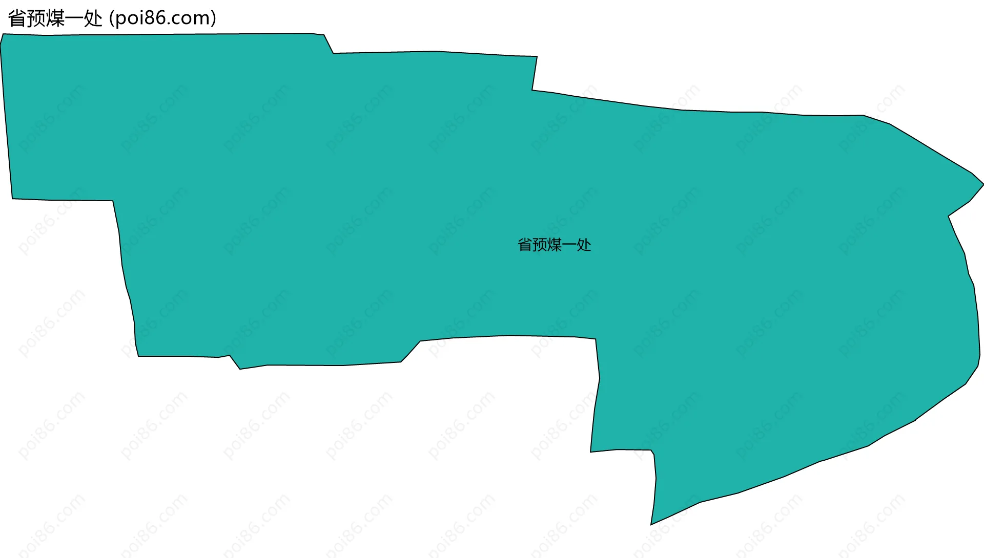 省预煤一处边界地图