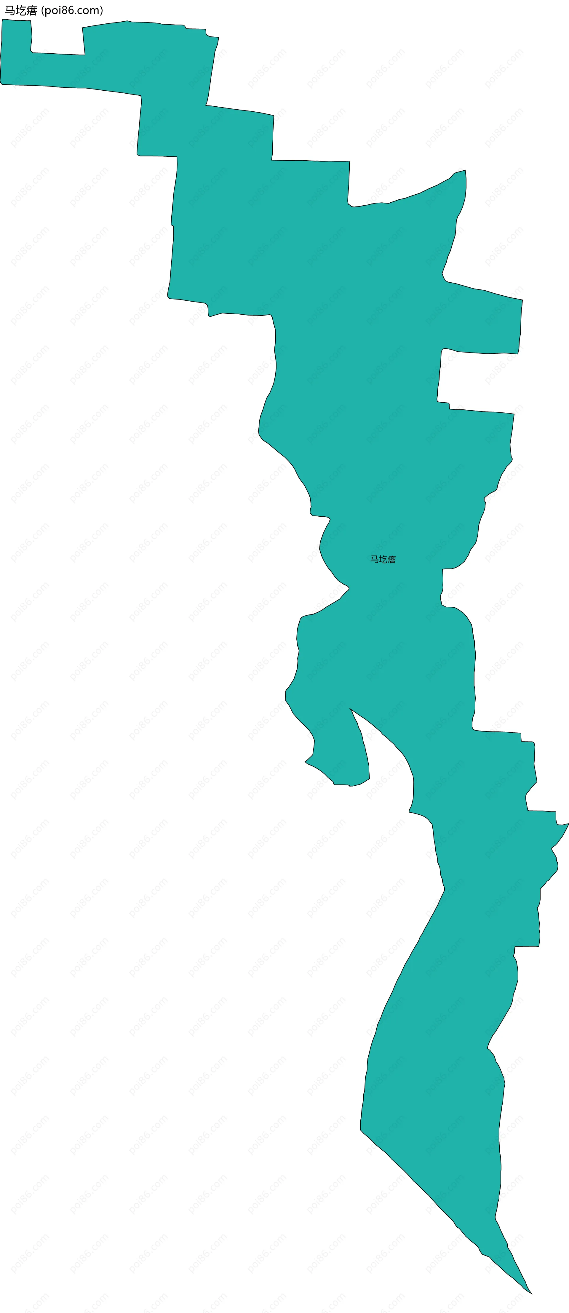 马圪瘩边界地图