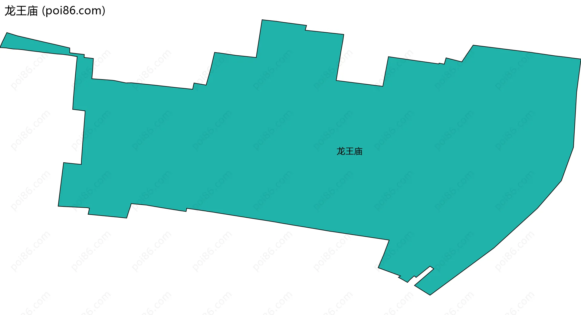 龙王庙边界地图