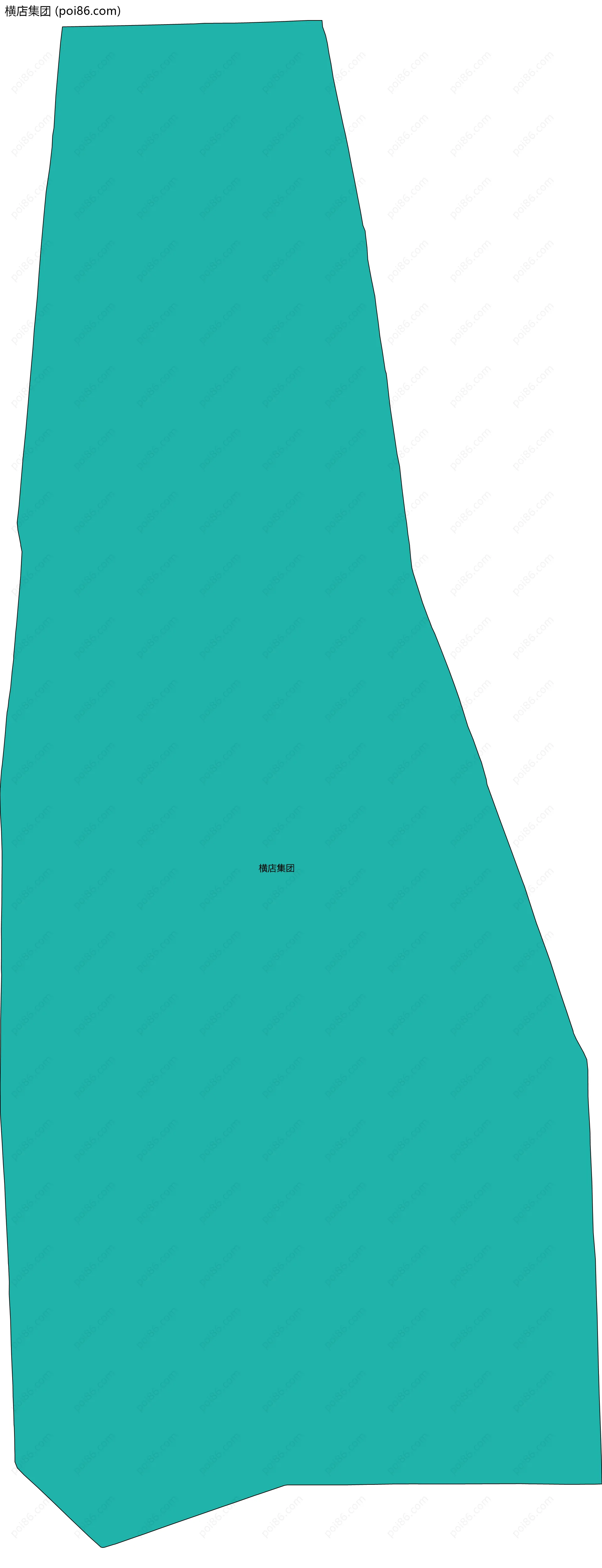 横店集团边界地图