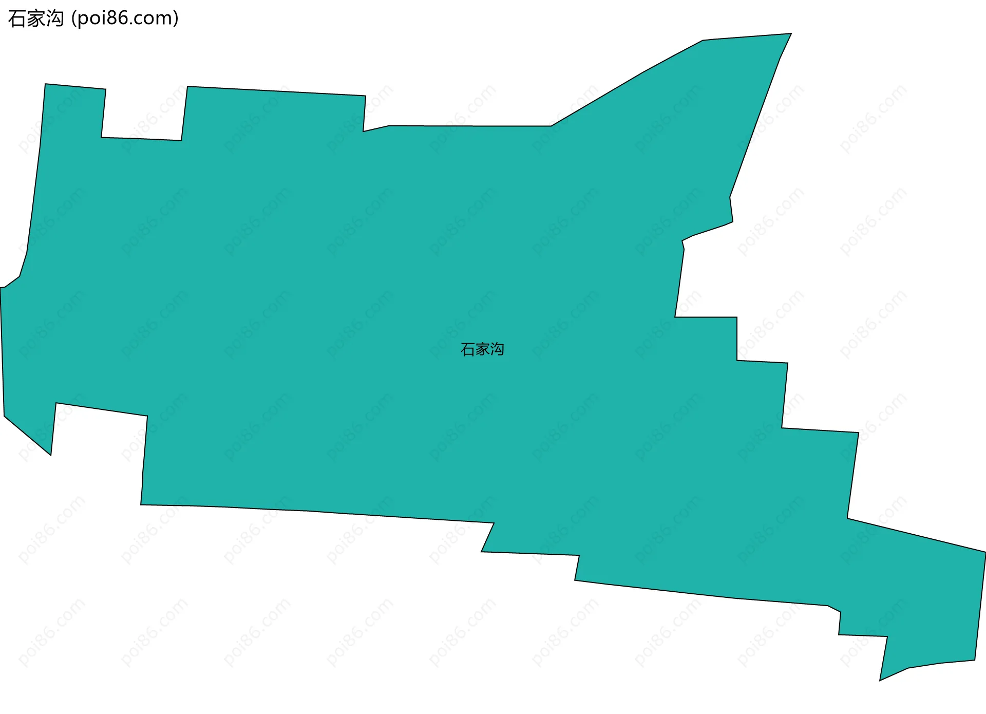 石家沟边界地图