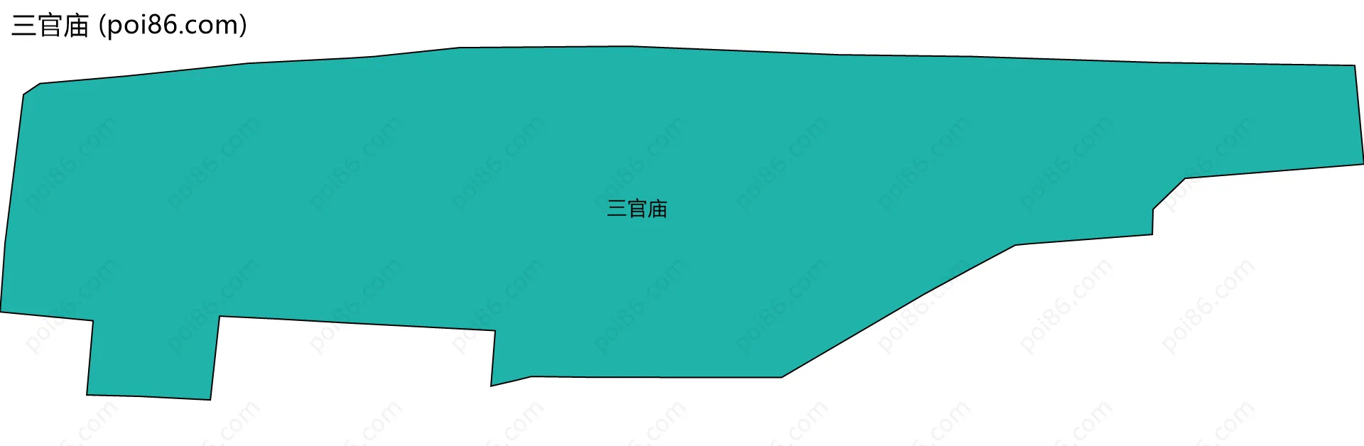 三官庙边界地图