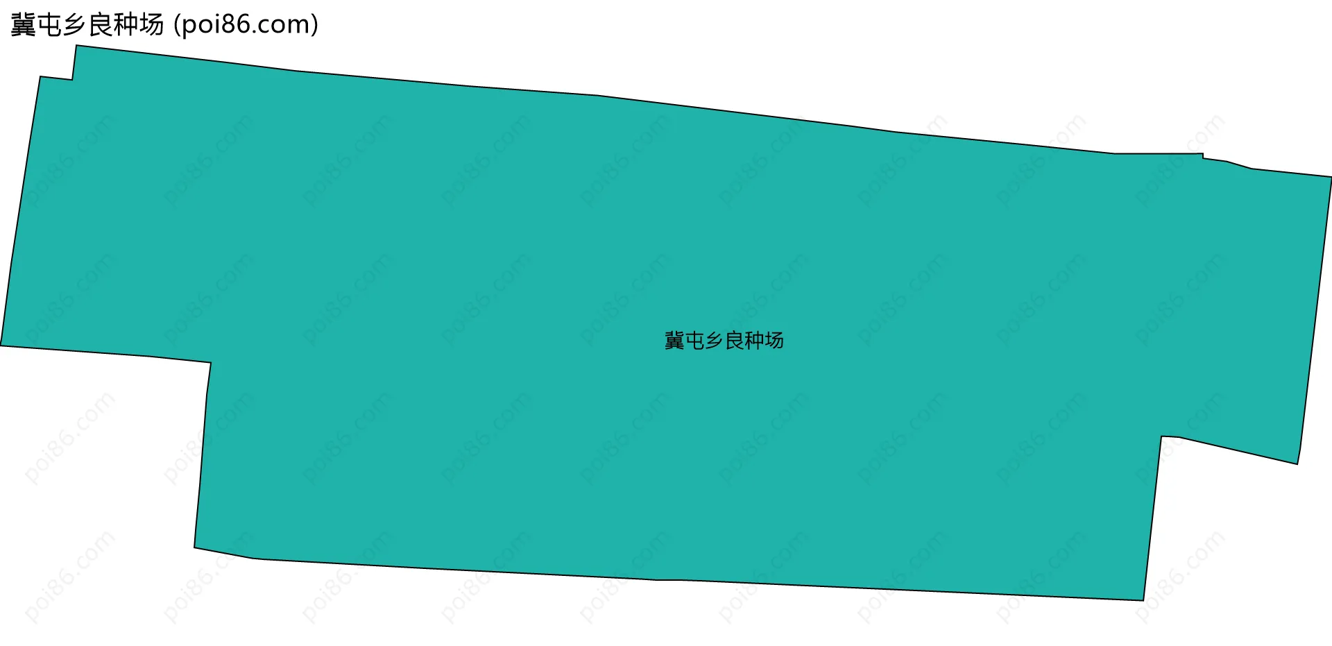 冀屯乡良种场边界地图