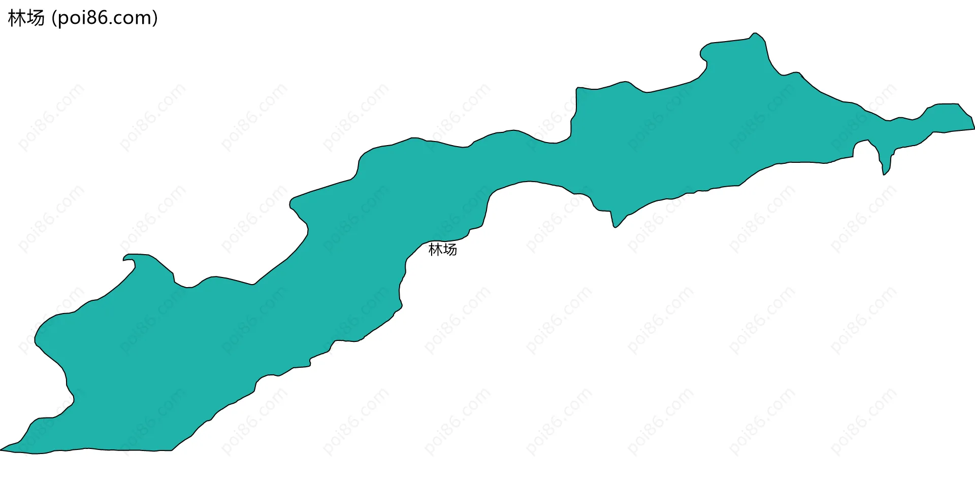 林场边界地图