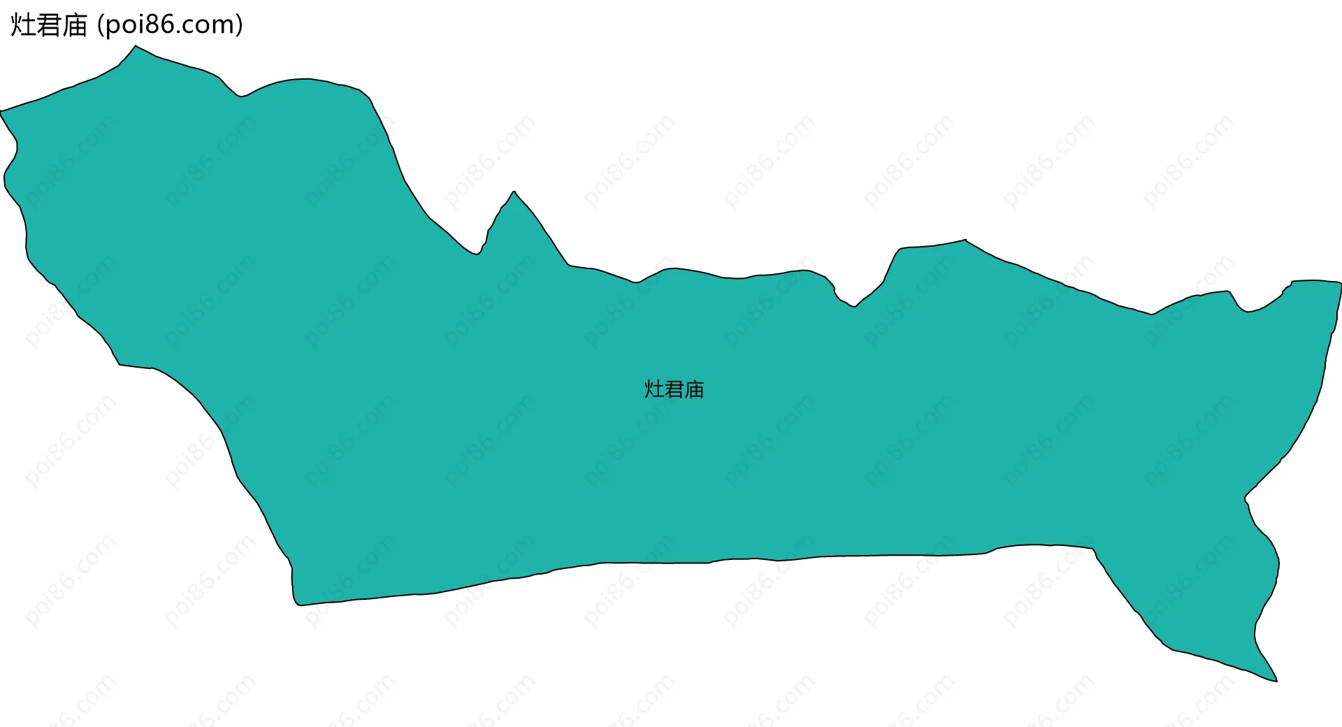 灶君庙边界地图