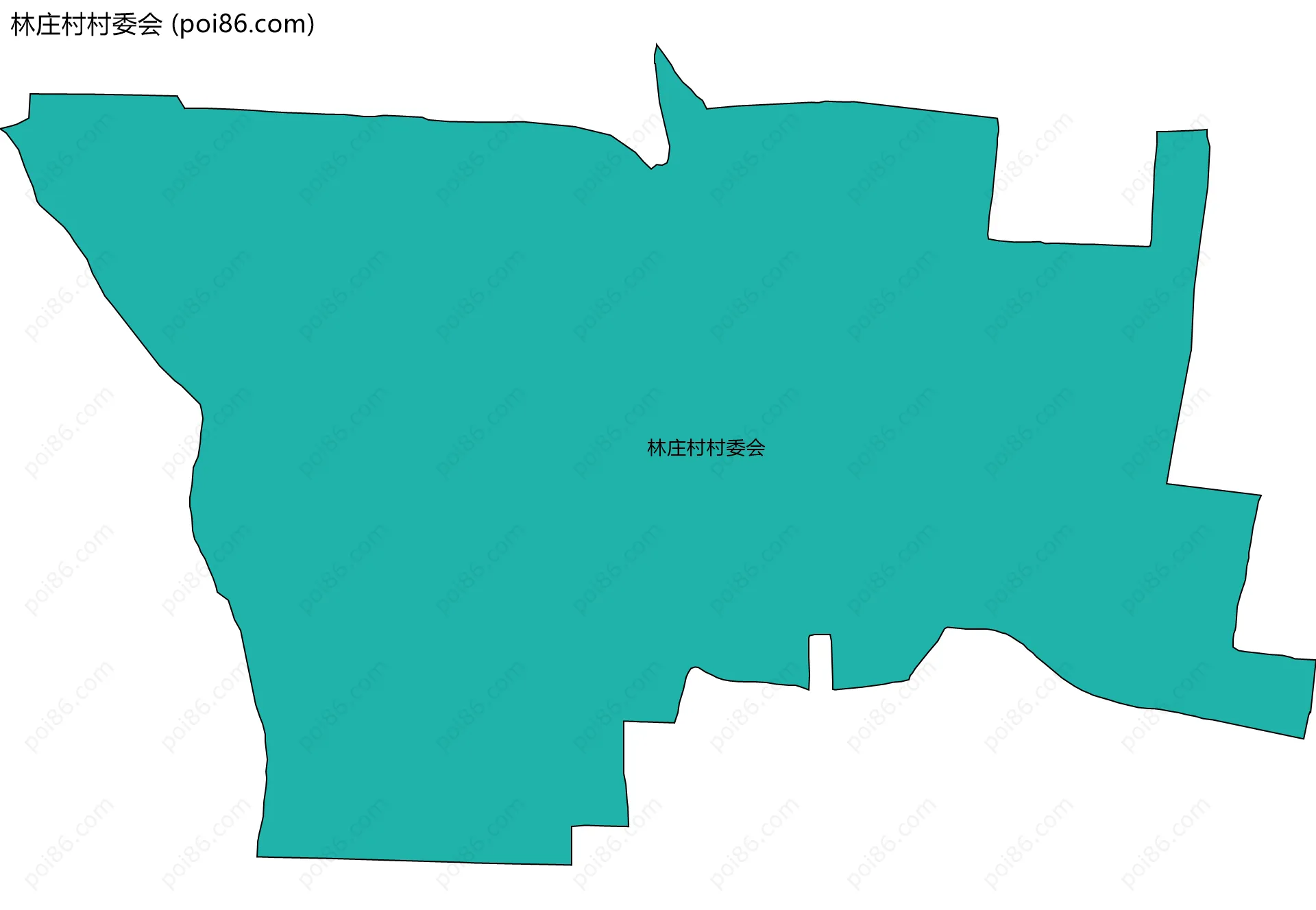林庄村村委会边界地图