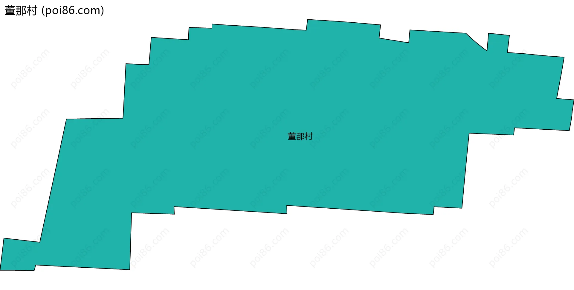 董那村边界地图