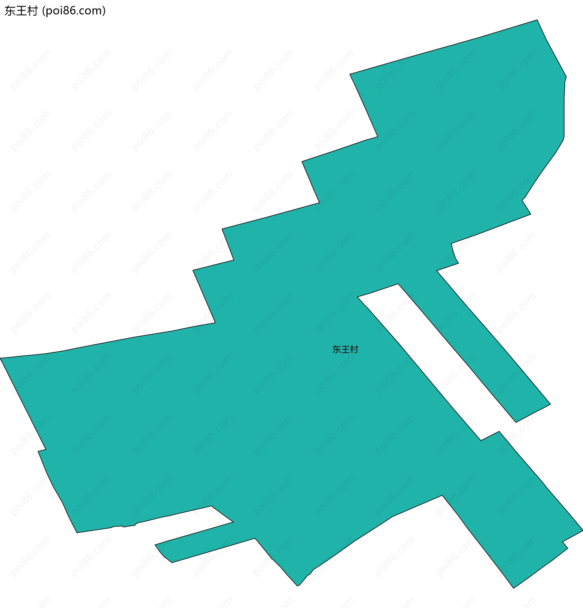 东王村边界地图