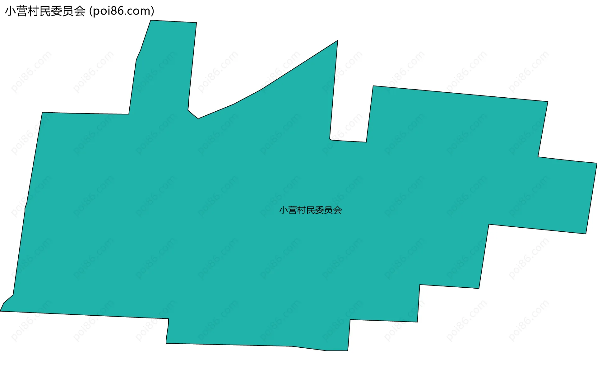 小营村民委员会边界地图